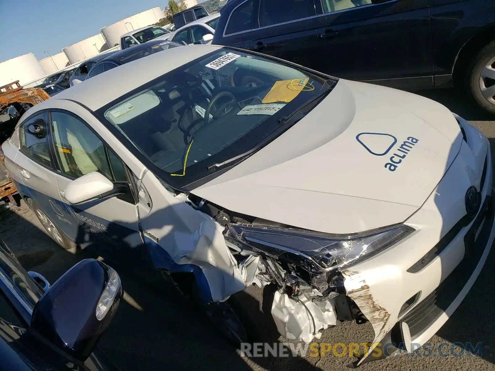 1 Photograph of a damaged car JTDKARFU0L3114071 TOYOTA PRIUS 2020