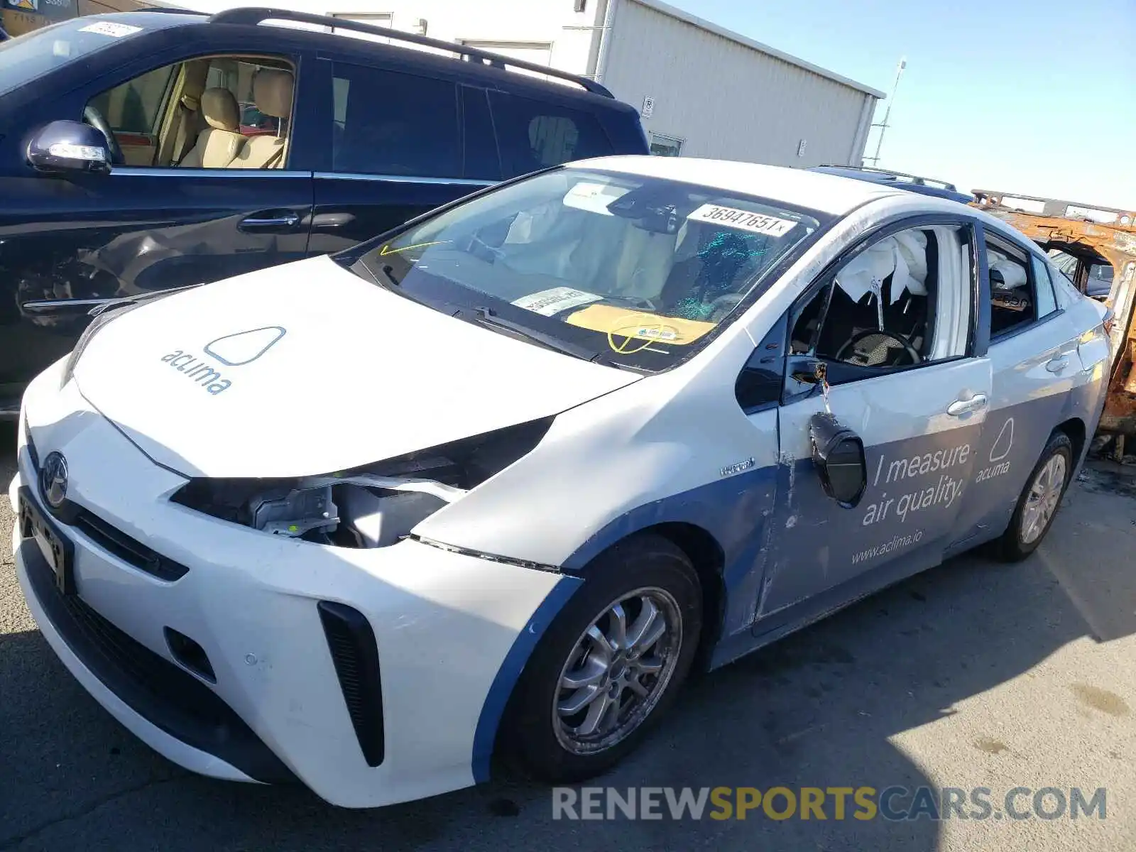 9 Photograph of a damaged car JTDKARFU0L3114071 TOYOTA PRIUS 2020