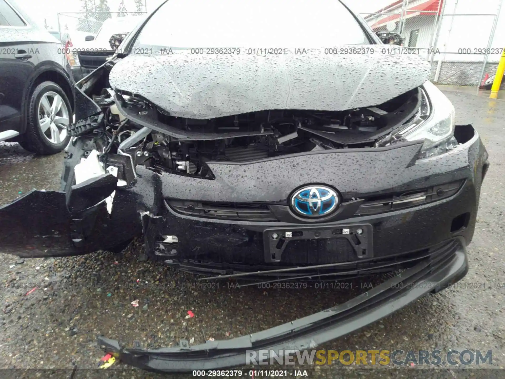 6 Фотография поврежденного автомобиля JTDKARFU0L3115236 TOYOTA PRIUS 2020
