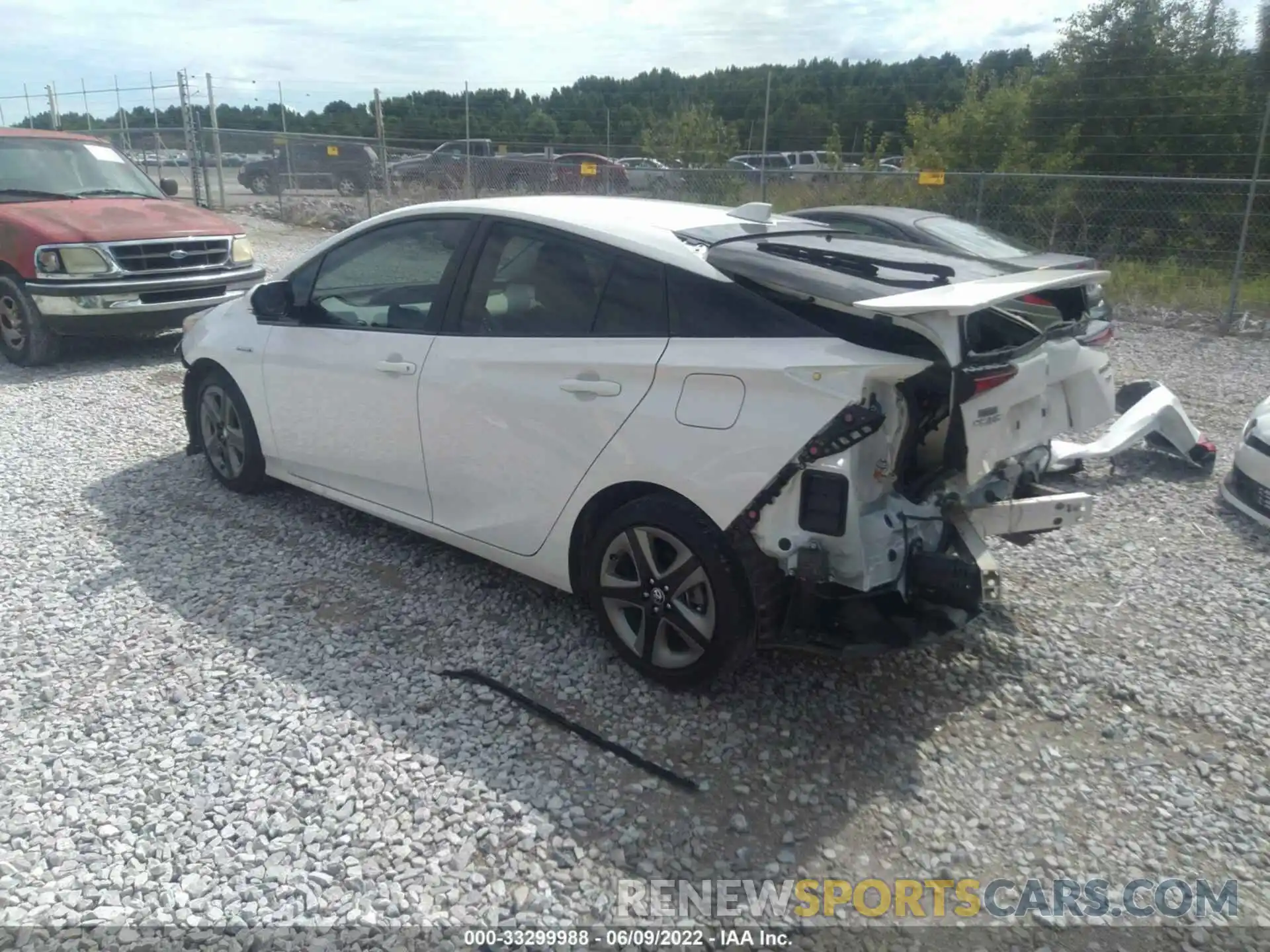 3 Photograph of a damaged car JTDKARFU0L3119612 TOYOTA PRIUS 2020