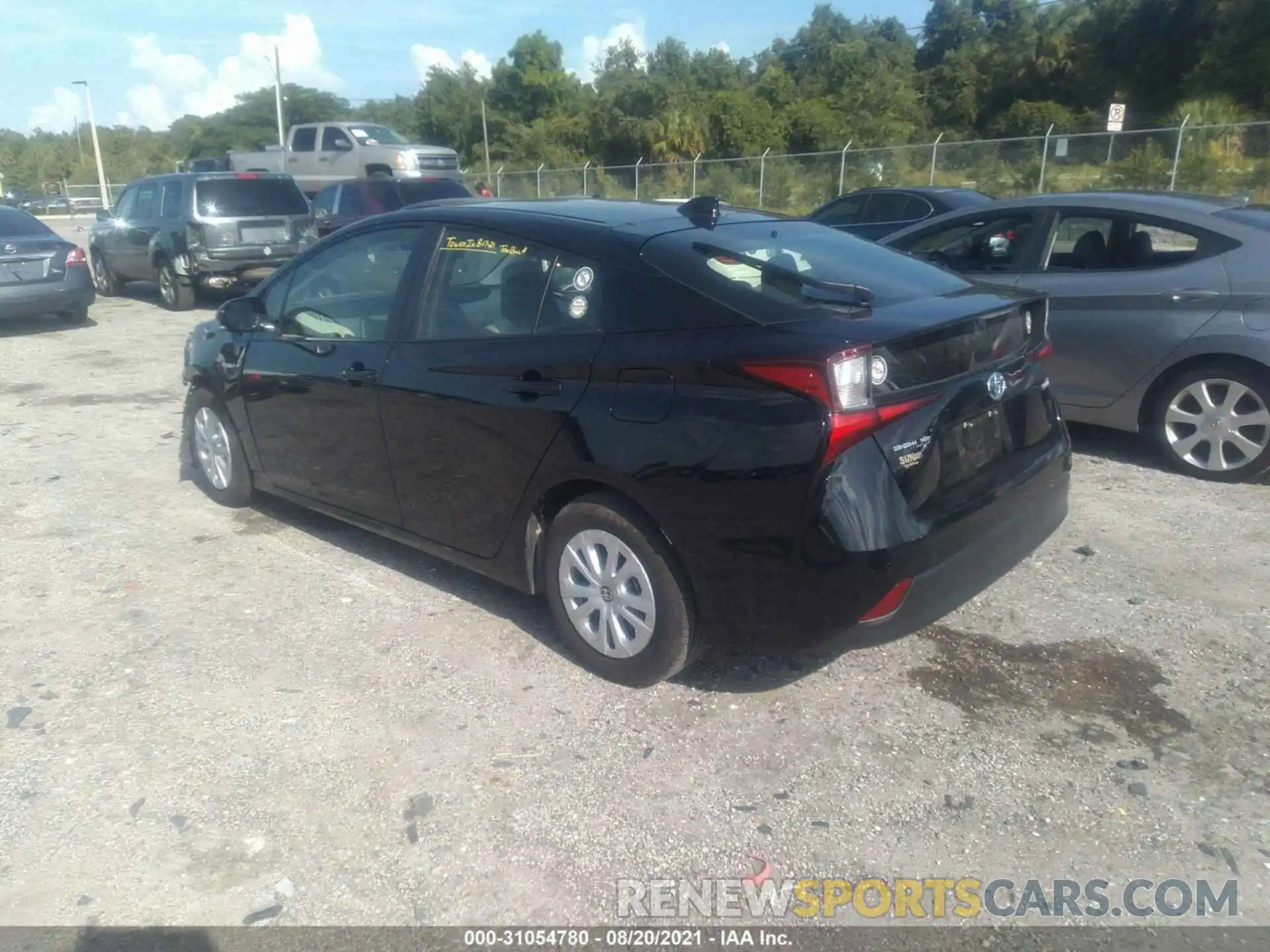 3 Photograph of a damaged car JTDKARFU0L3121831 TOYOTA PRIUS 2020