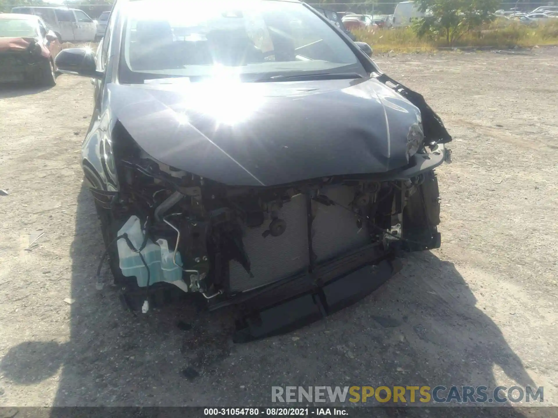 6 Photograph of a damaged car JTDKARFU0L3121831 TOYOTA PRIUS 2020