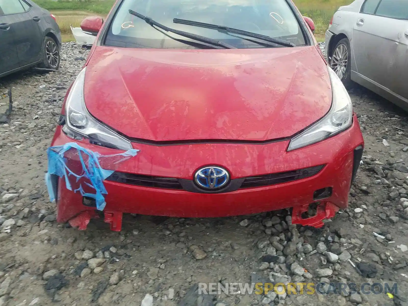 9 Photograph of a damaged car JTDKARFU0L3122218 TOYOTA PRIUS 2020