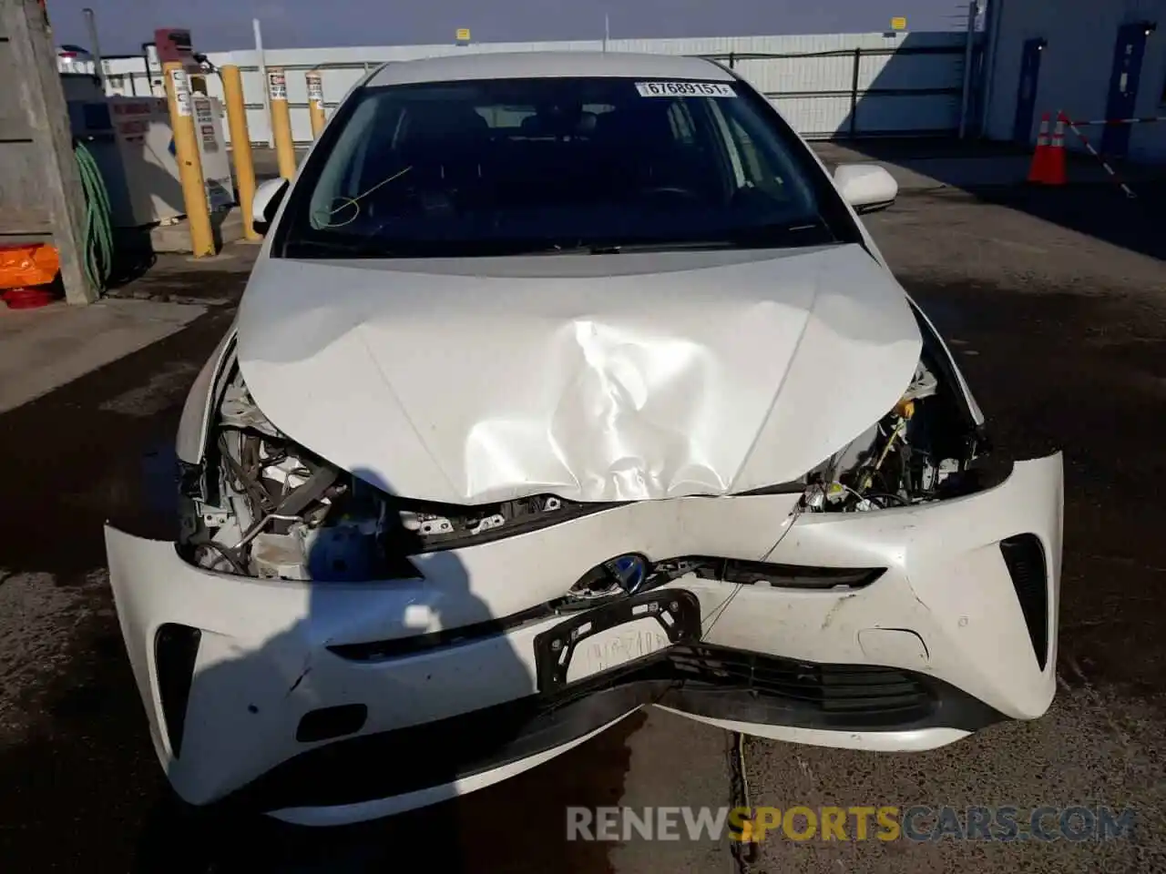 9 Photograph of a damaged car JTDKARFU0L3122851 TOYOTA PRIUS 2020