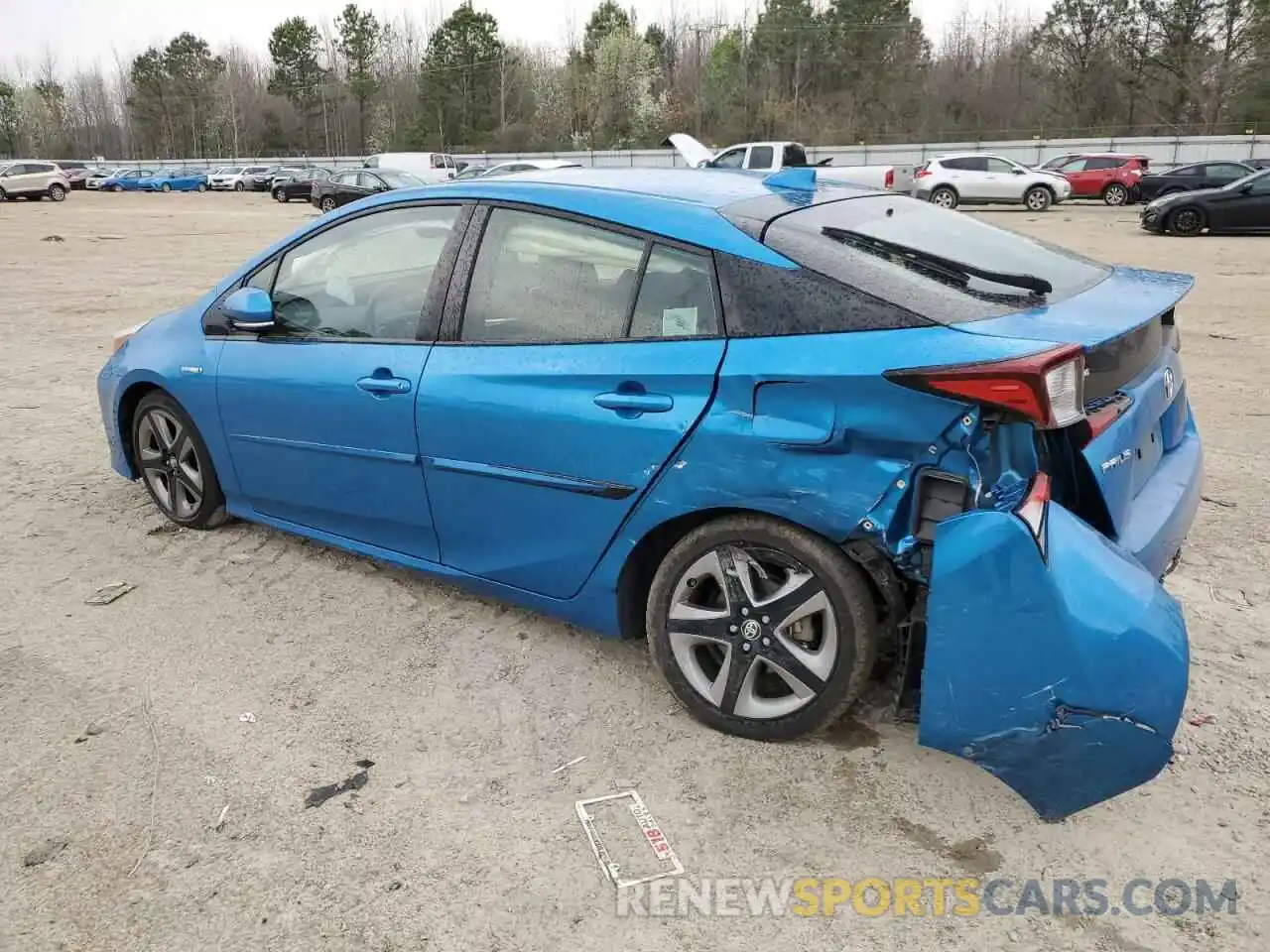 2 Photograph of a damaged car JTDKARFU0L3122882 TOYOTA PRIUS 2020