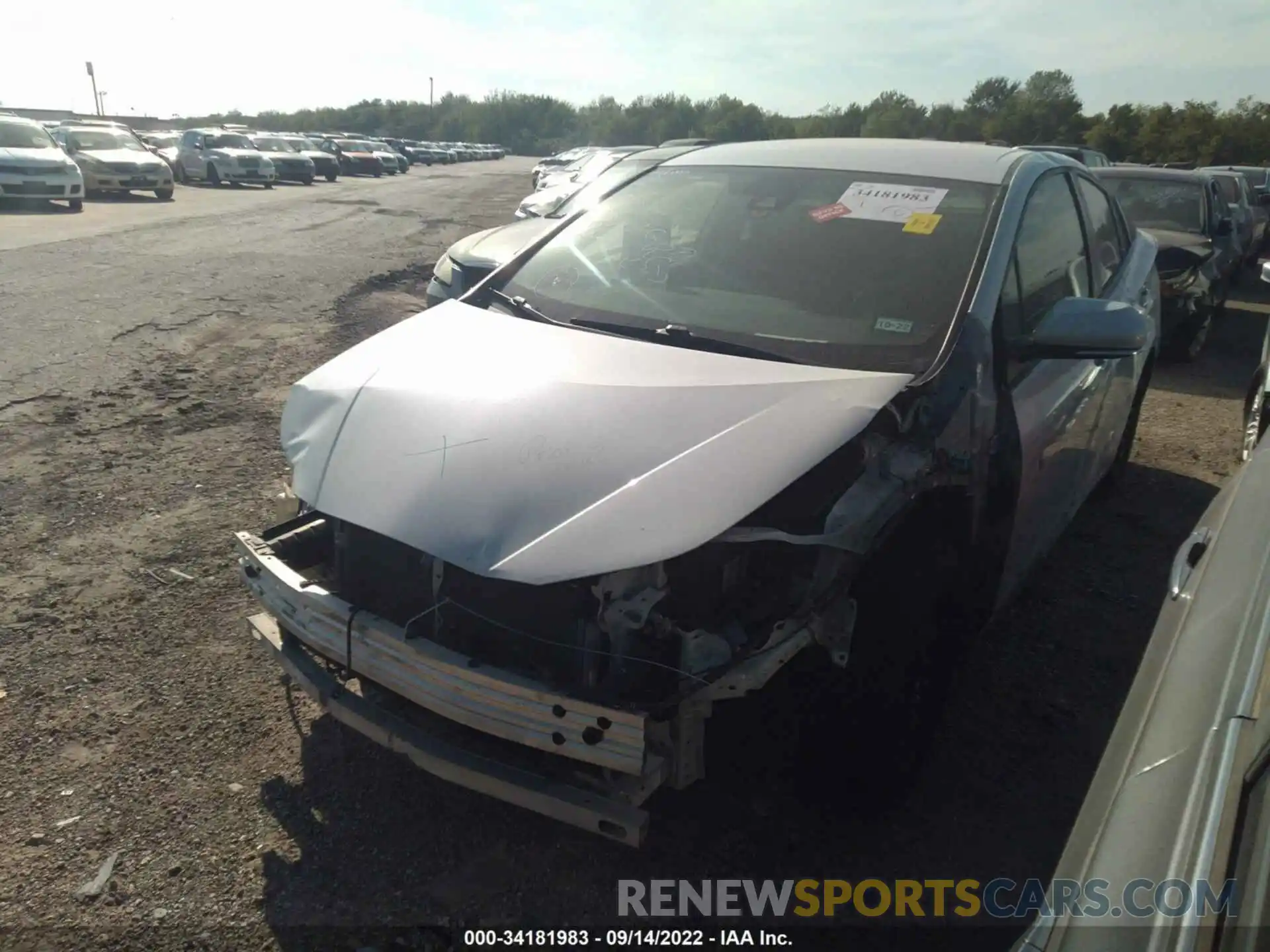 2 Photograph of a damaged car JTDKARFU1L3103273 TOYOTA PRIUS 2020