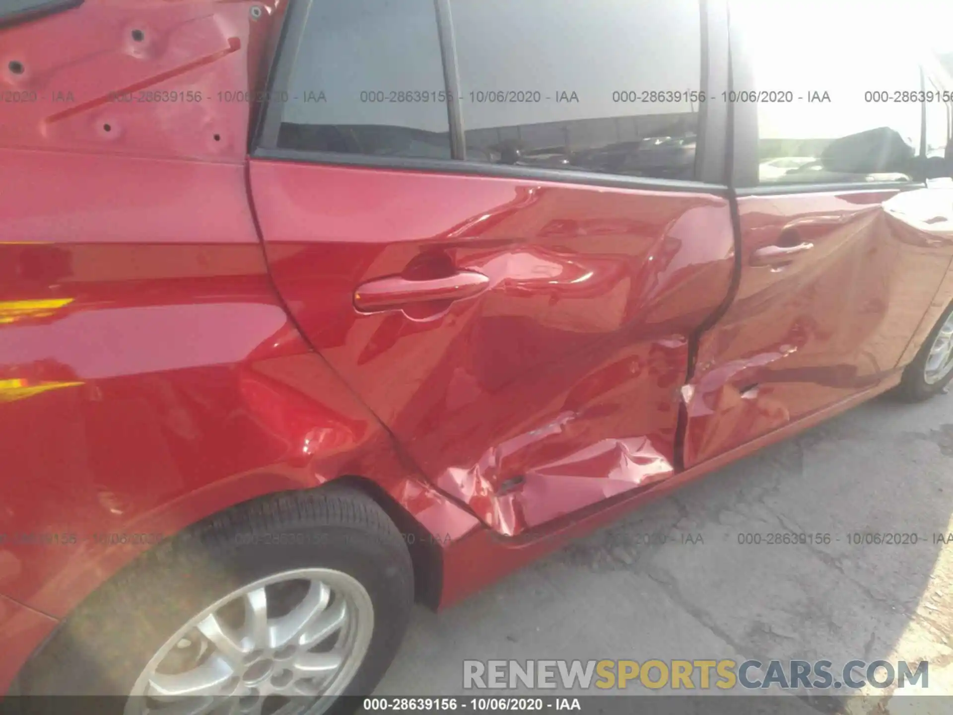 6 Фотография поврежденного автомобиля JTDKARFU1L3105587 TOYOTA PRIUS 2020