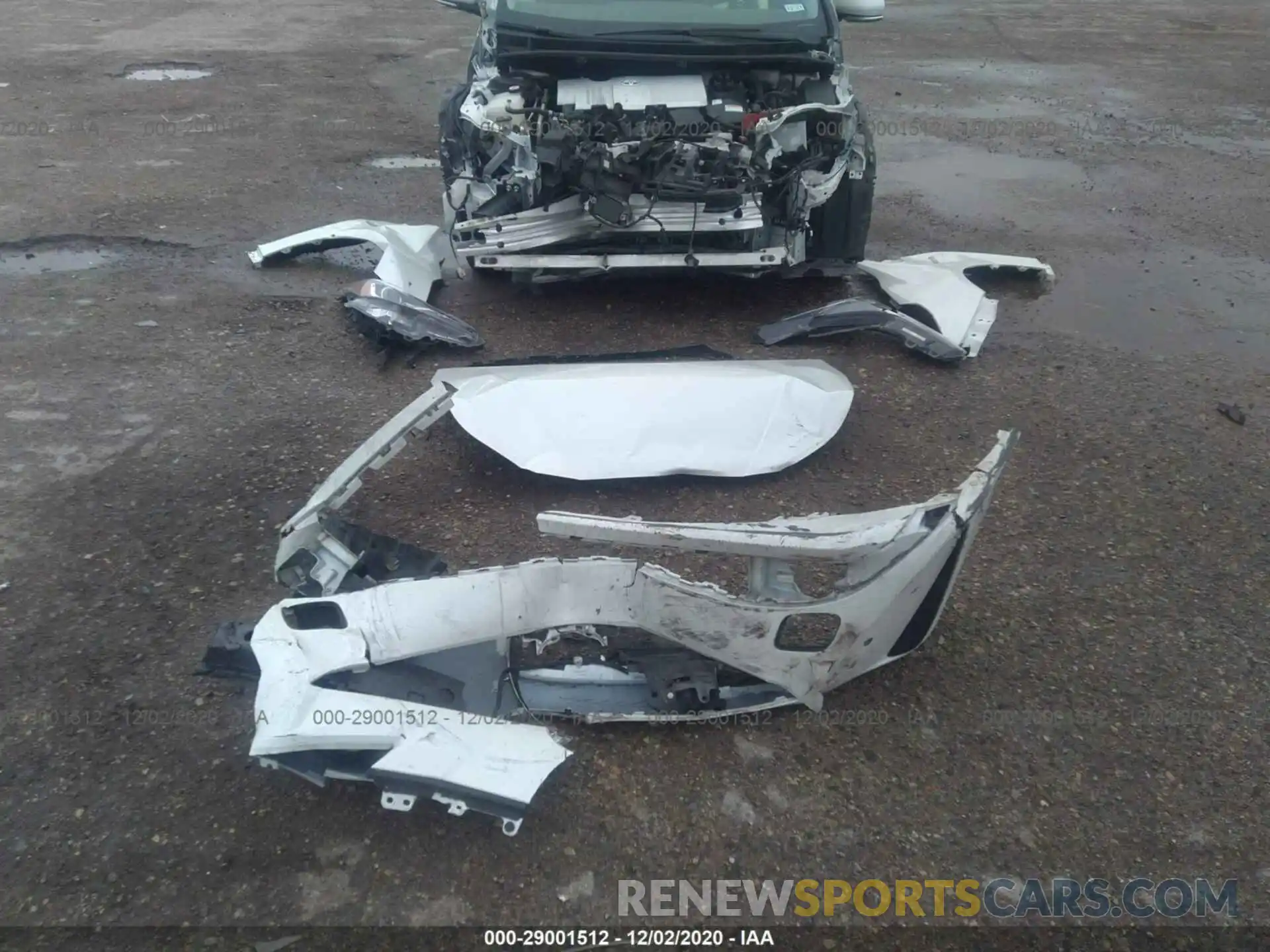 12 Photograph of a damaged car JTDKARFU1L3105881 TOYOTA PRIUS 2020