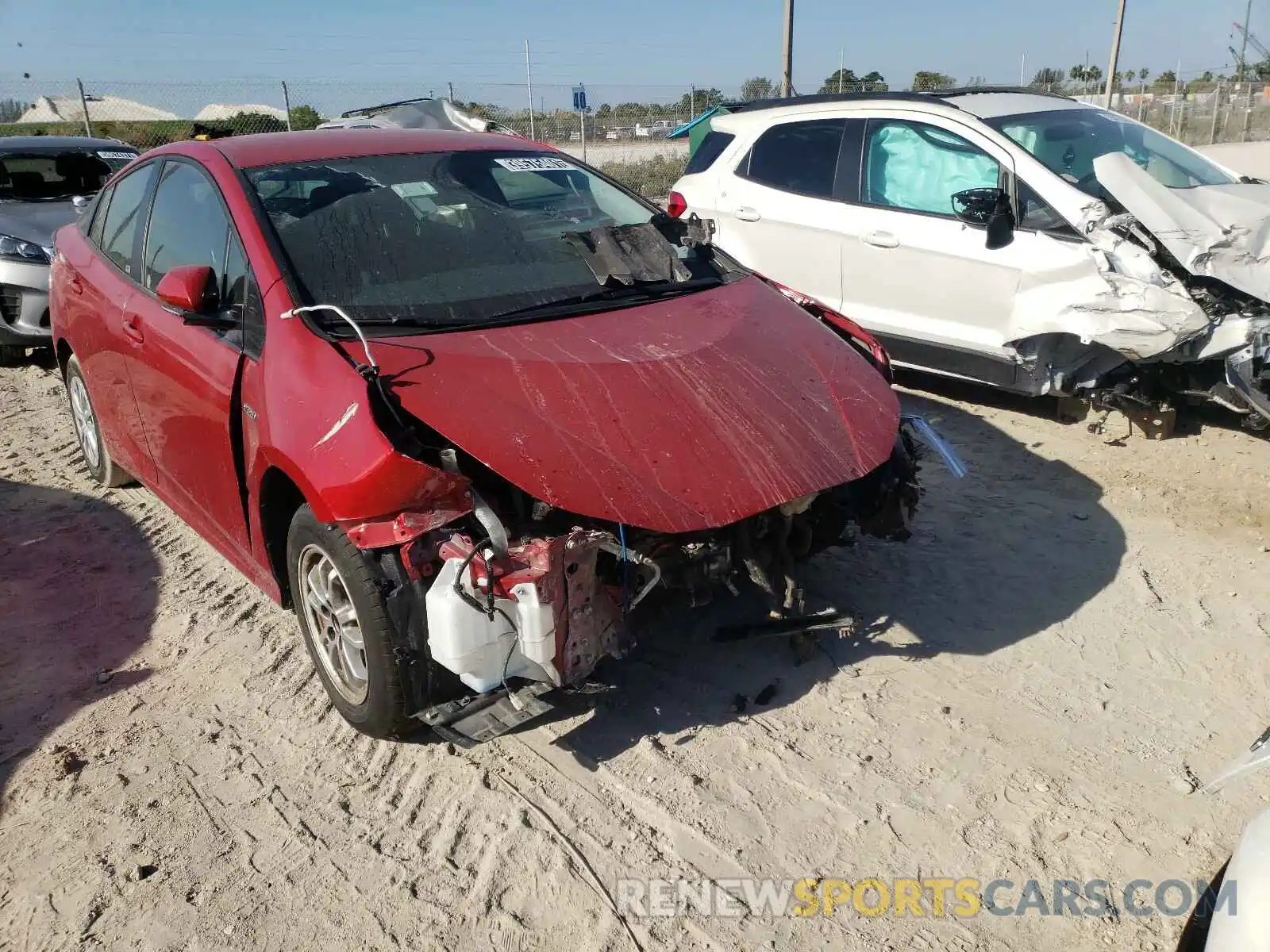 9 Photograph of a damaged car JTDKARFU1L3109378 TOYOTA PRIUS 2020