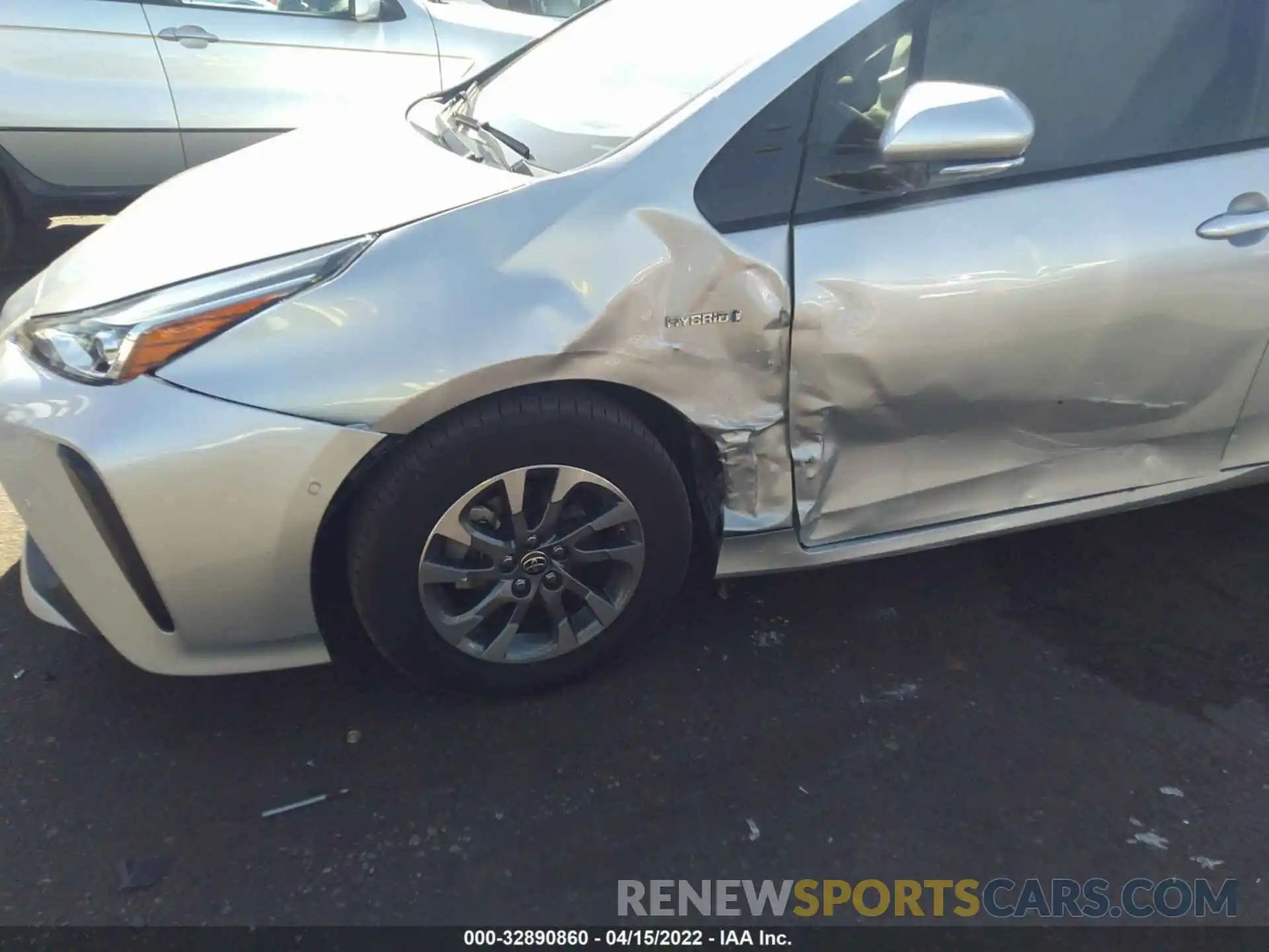 6 Photograph of a damaged car JTDKARFU1L3111390 TOYOTA PRIUS 2020