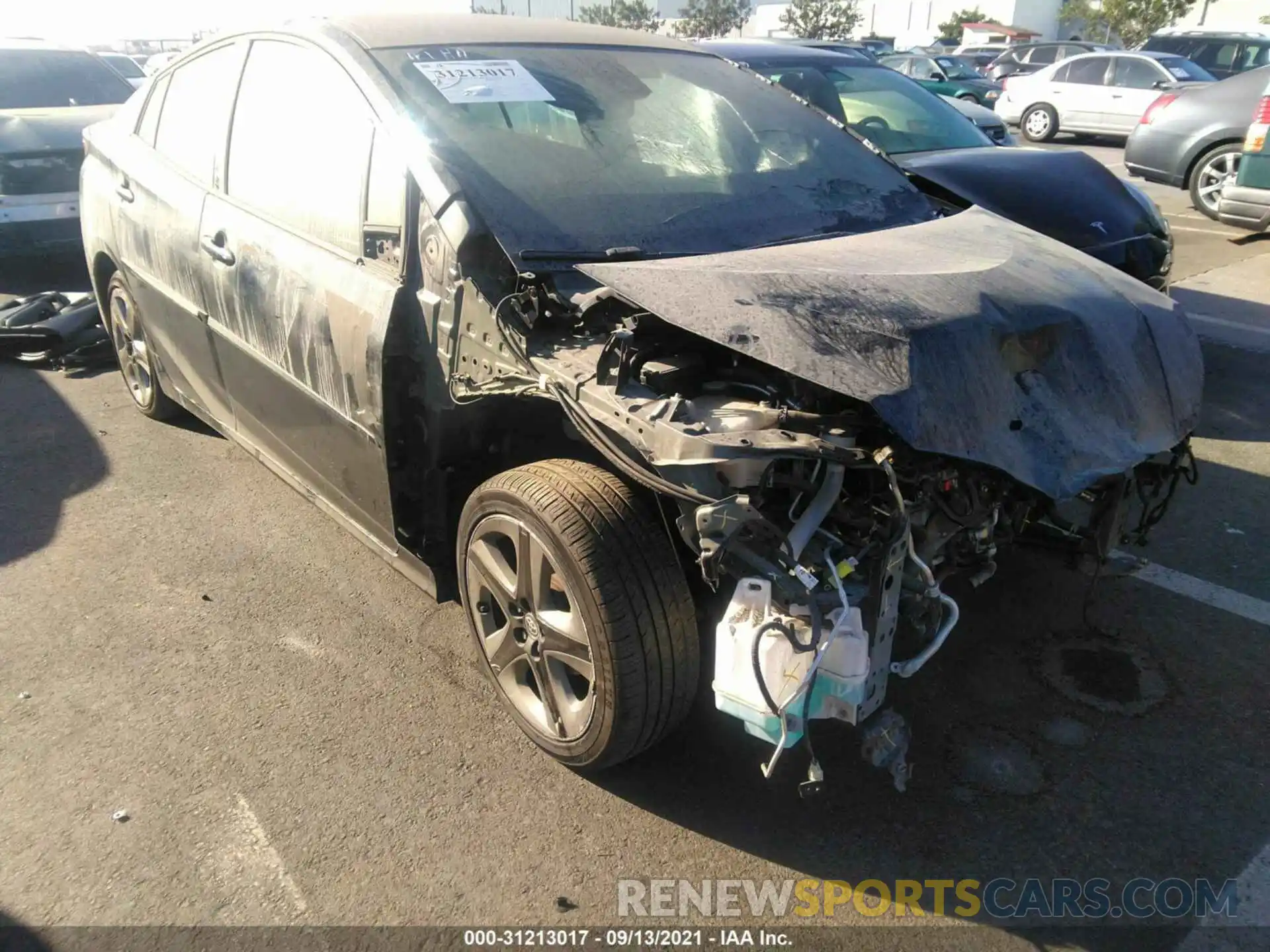 6 Photograph of a damaged car JTDKARFU1L3111776 TOYOTA PRIUS 2020