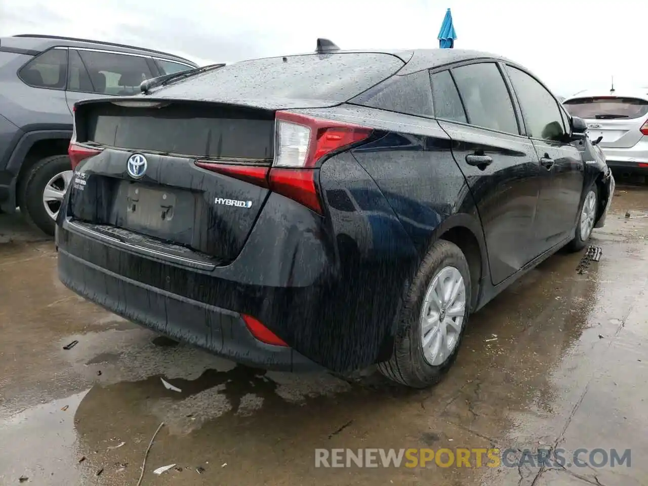 4 Photograph of a damaged car JTDKARFU1L3113298 TOYOTA PRIUS 2020