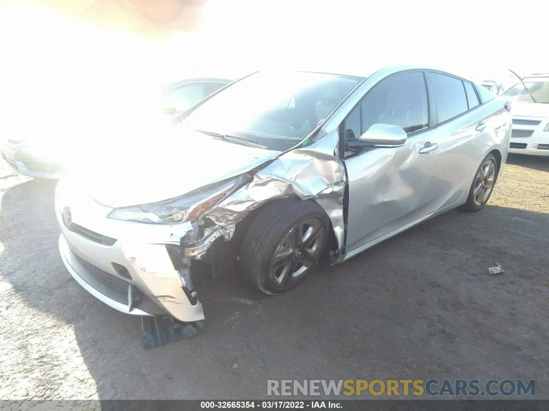 6 Photograph of a damaged car JTDKARFU1L3113415 TOYOTA PRIUS 2020