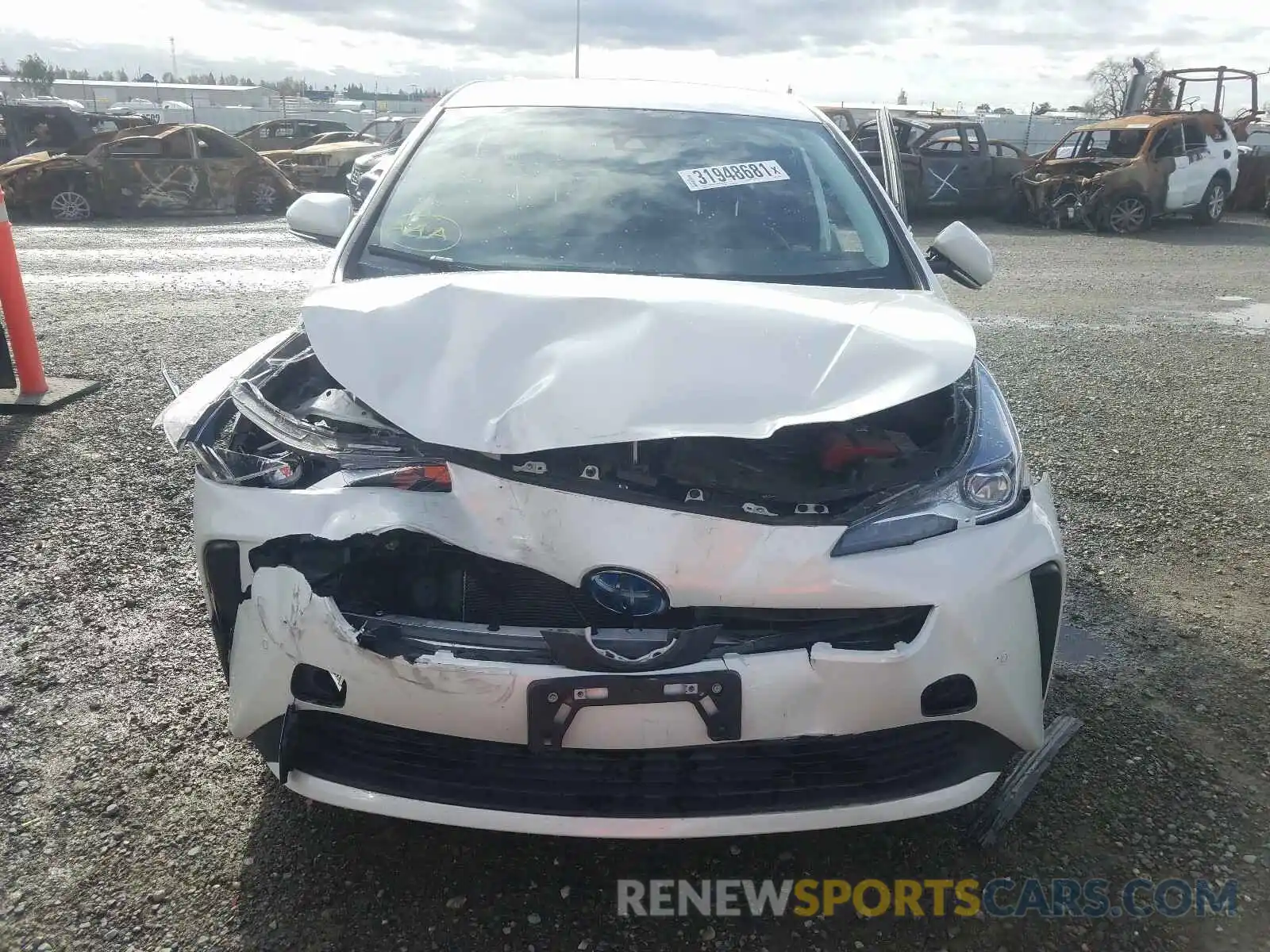 9 Photograph of a damaged car JTDKARFU1L3115620 TOYOTA PRIUS 2020