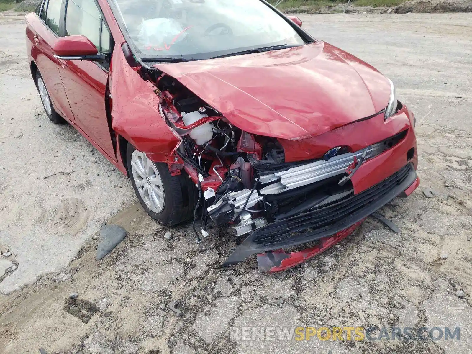 9 Photograph of a damaged car JTDKARFU1L3115665 TOYOTA PRIUS 2020