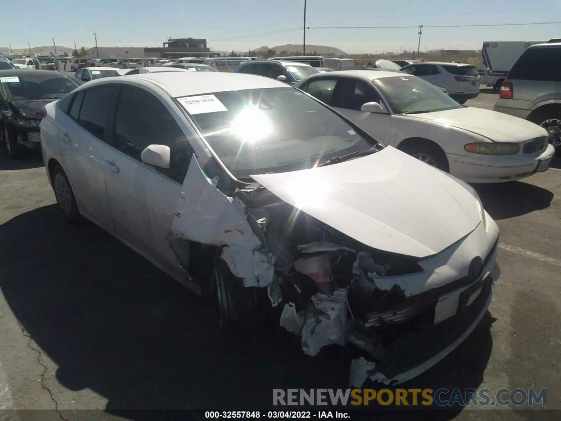 6 Photograph of a damaged car JTDKARFU1L3118369 TOYOTA PRIUS 2020