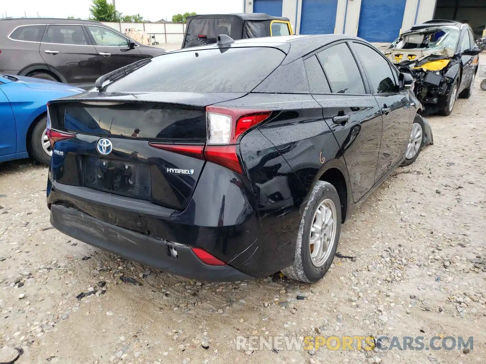 4 Photograph of a damaged car JTDKARFU1L3118680 TOYOTA PRIUS 2020