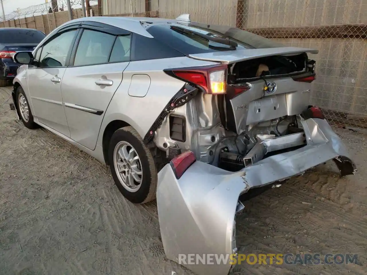 3 Photograph of a damaged car JTDKARFU1L3120283 TOYOTA PRIUS 2020