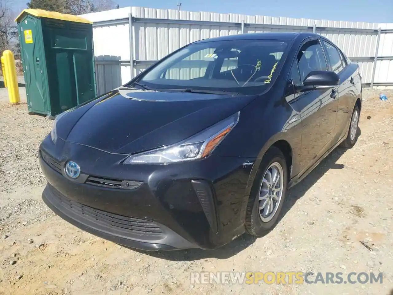 2 Photograph of a damaged car JTDKARFU2L3103119 TOYOTA PRIUS 2020