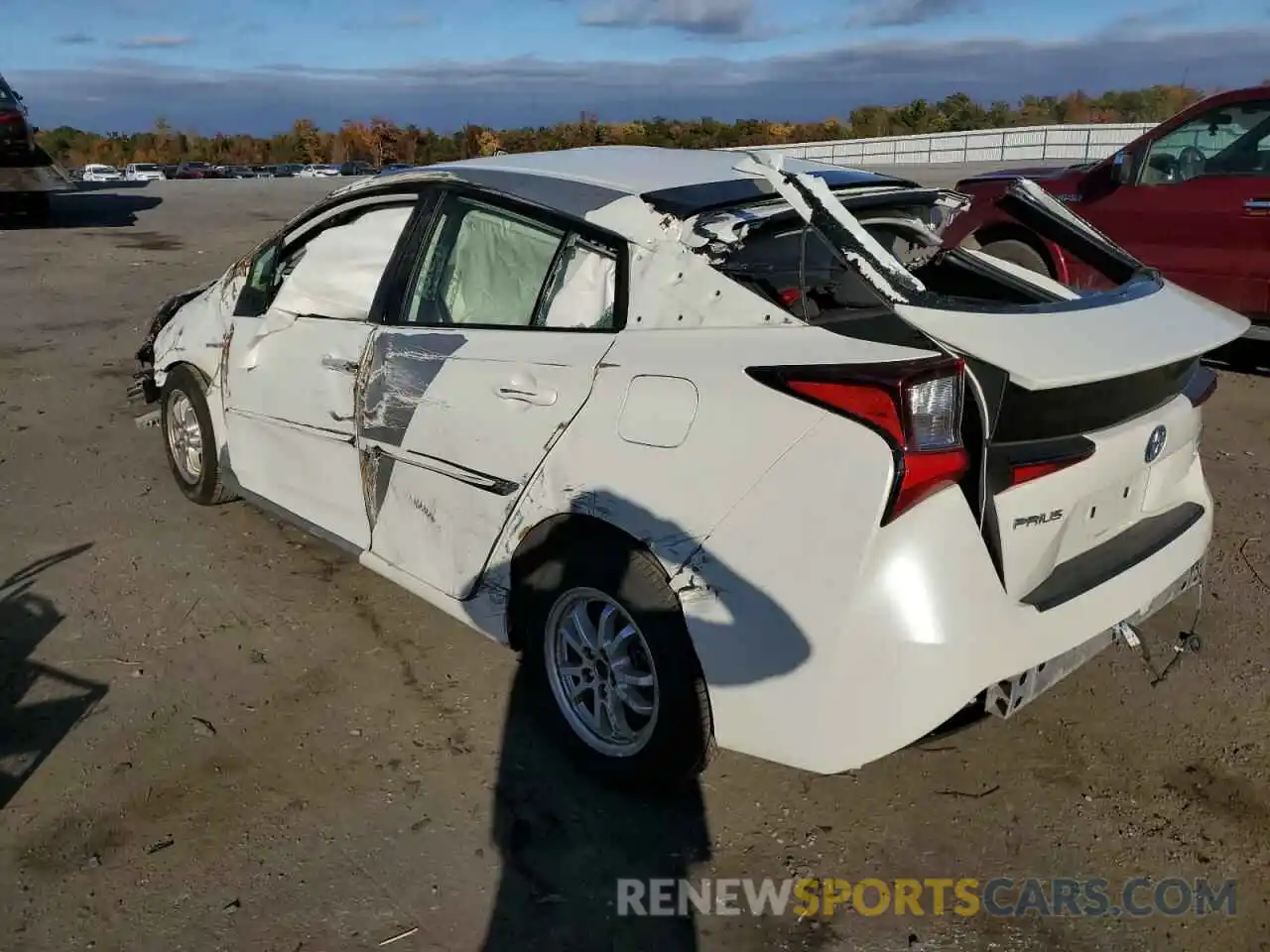 3 Photograph of a damaged car JTDKARFU2L3106392 TOYOTA PRIUS 2020