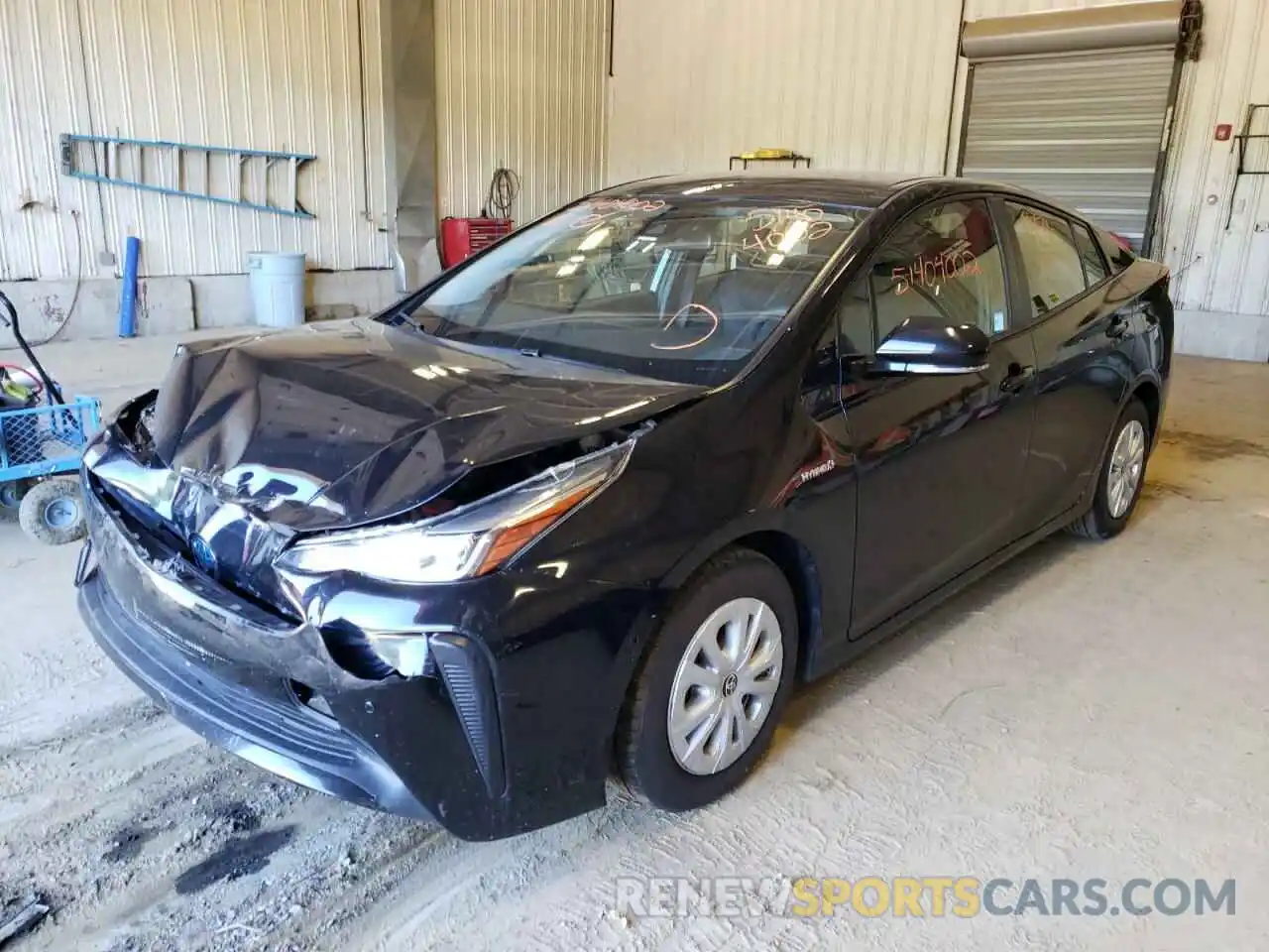 2 Photograph of a damaged car JTDKARFU2L3107316 TOYOTA PRIUS 2020