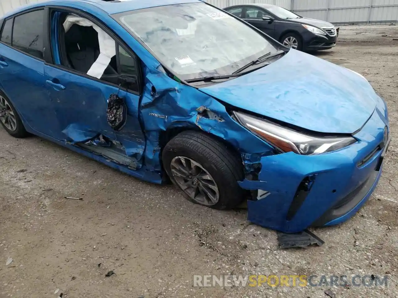 9 Photograph of a damaged car JTDKARFU2L3108191 TOYOTA PRIUS 2020