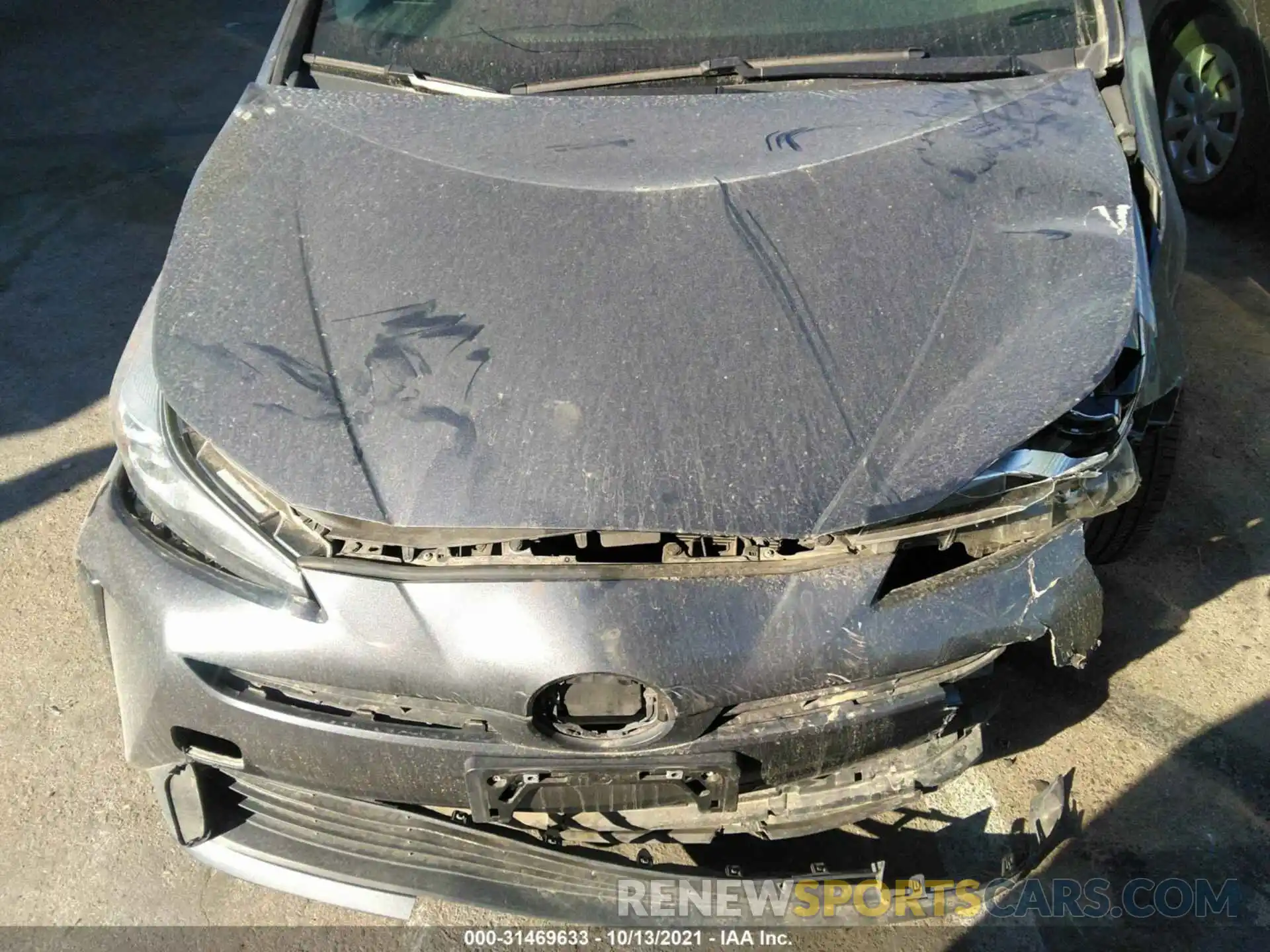 6 Photograph of a damaged car JTDKARFU2L3108336 TOYOTA PRIUS 2020