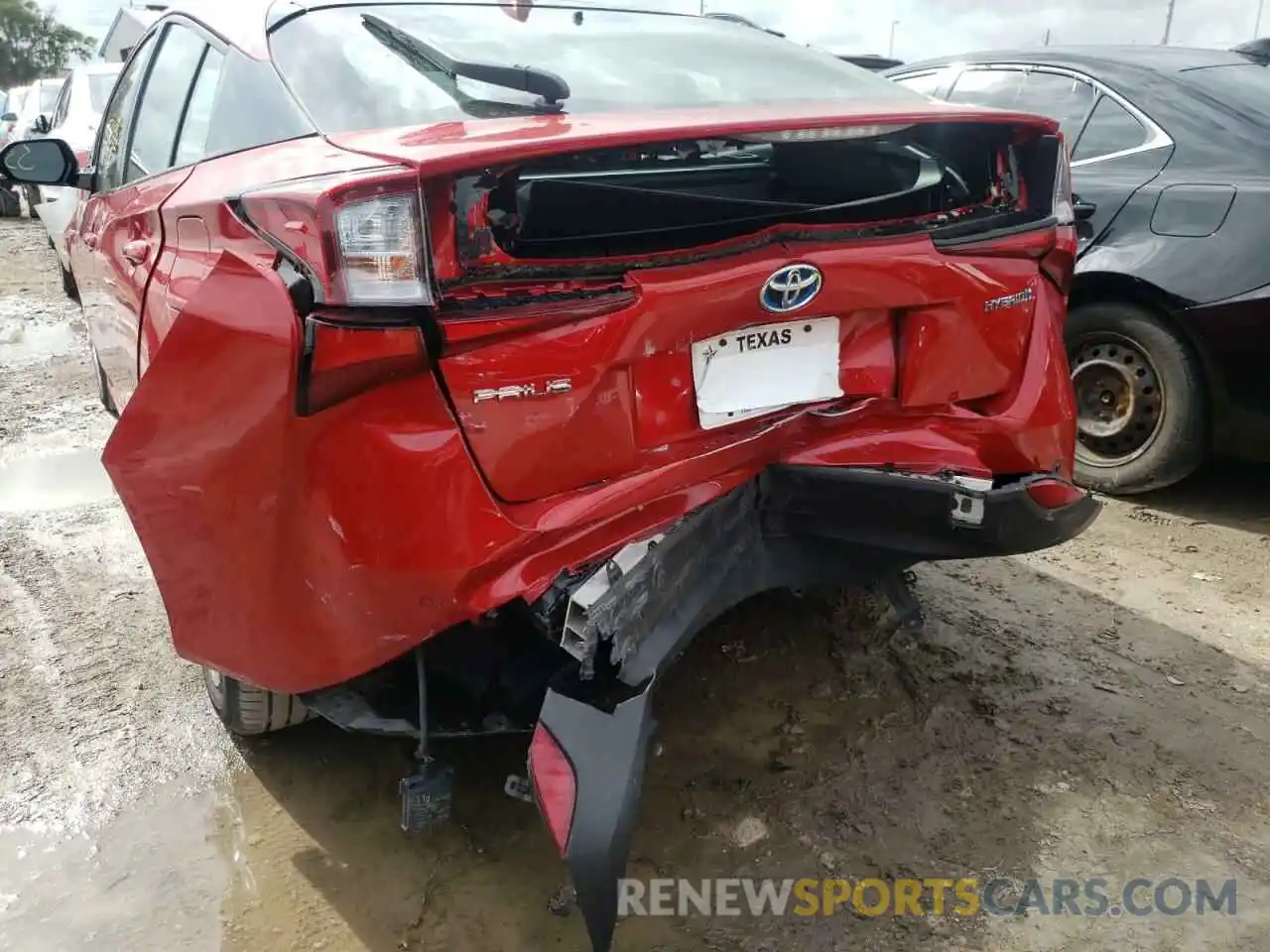 9 Photograph of a damaged car JTDKARFU2L3109888 TOYOTA PRIUS 2020