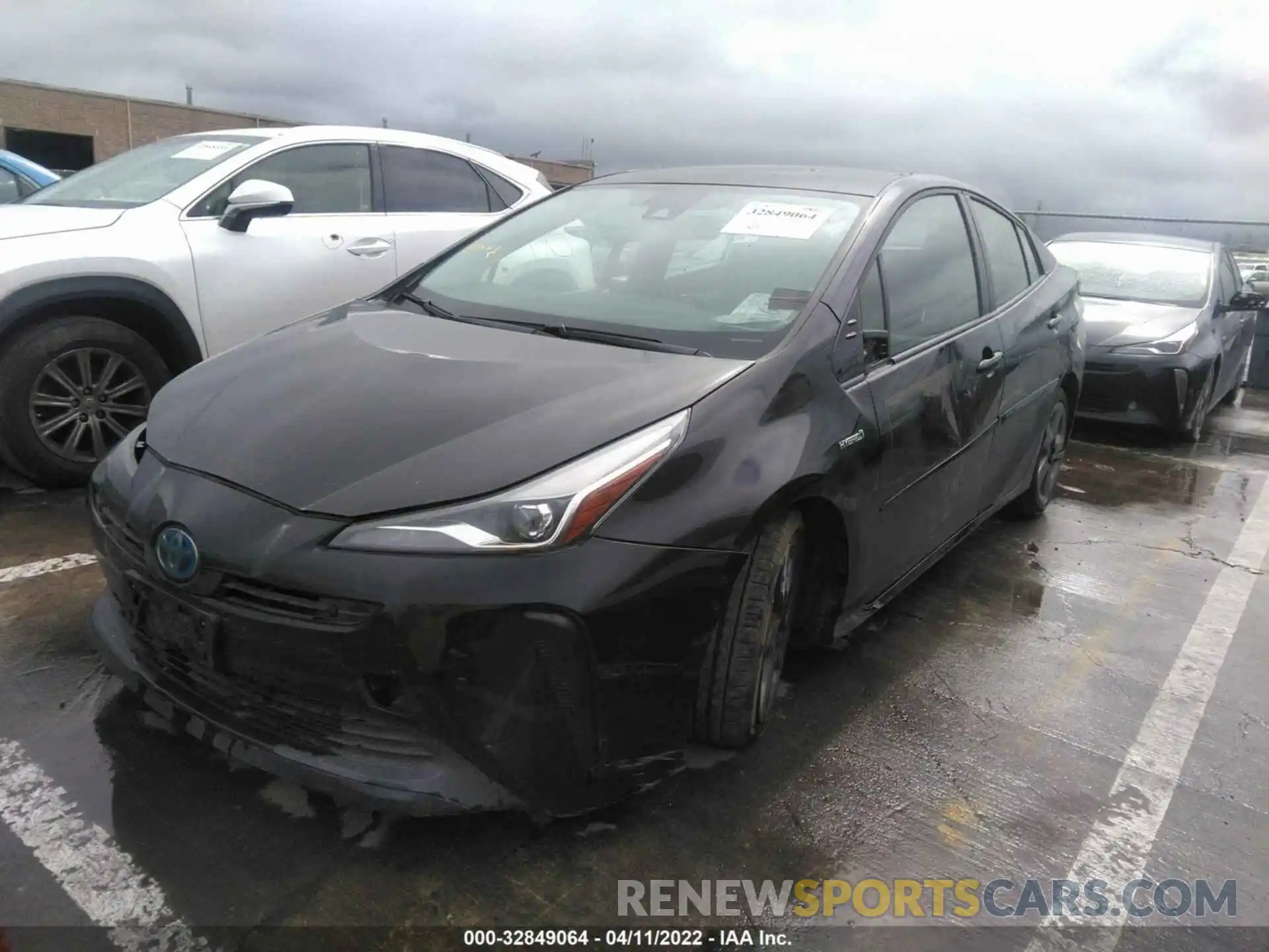 2 Photograph of a damaged car JTDKARFU2L3112077 TOYOTA PRIUS 2020