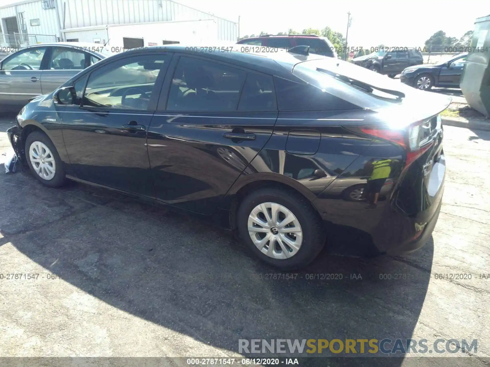 3 Photograph of a damaged car JTDKARFU2L3113780 TOYOTA PRIUS 2020