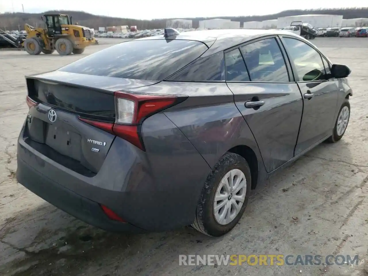 4 Photograph of a damaged car JTDKARFU2L3114105 TOYOTA PRIUS 2020