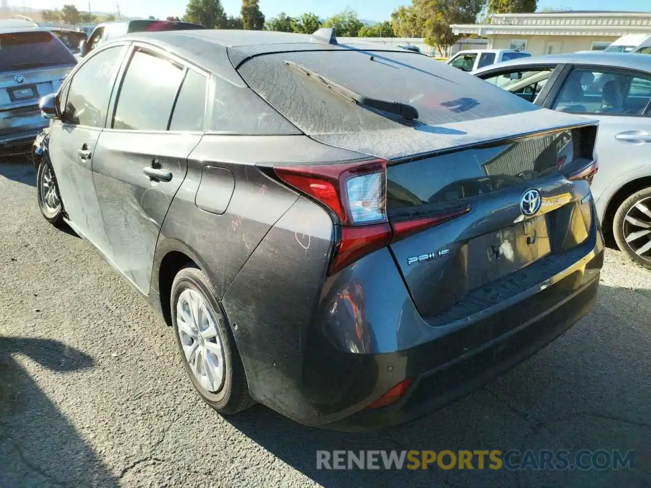 3 Photograph of a damaged car JTDKARFU2L3115948 TOYOTA PRIUS 2020