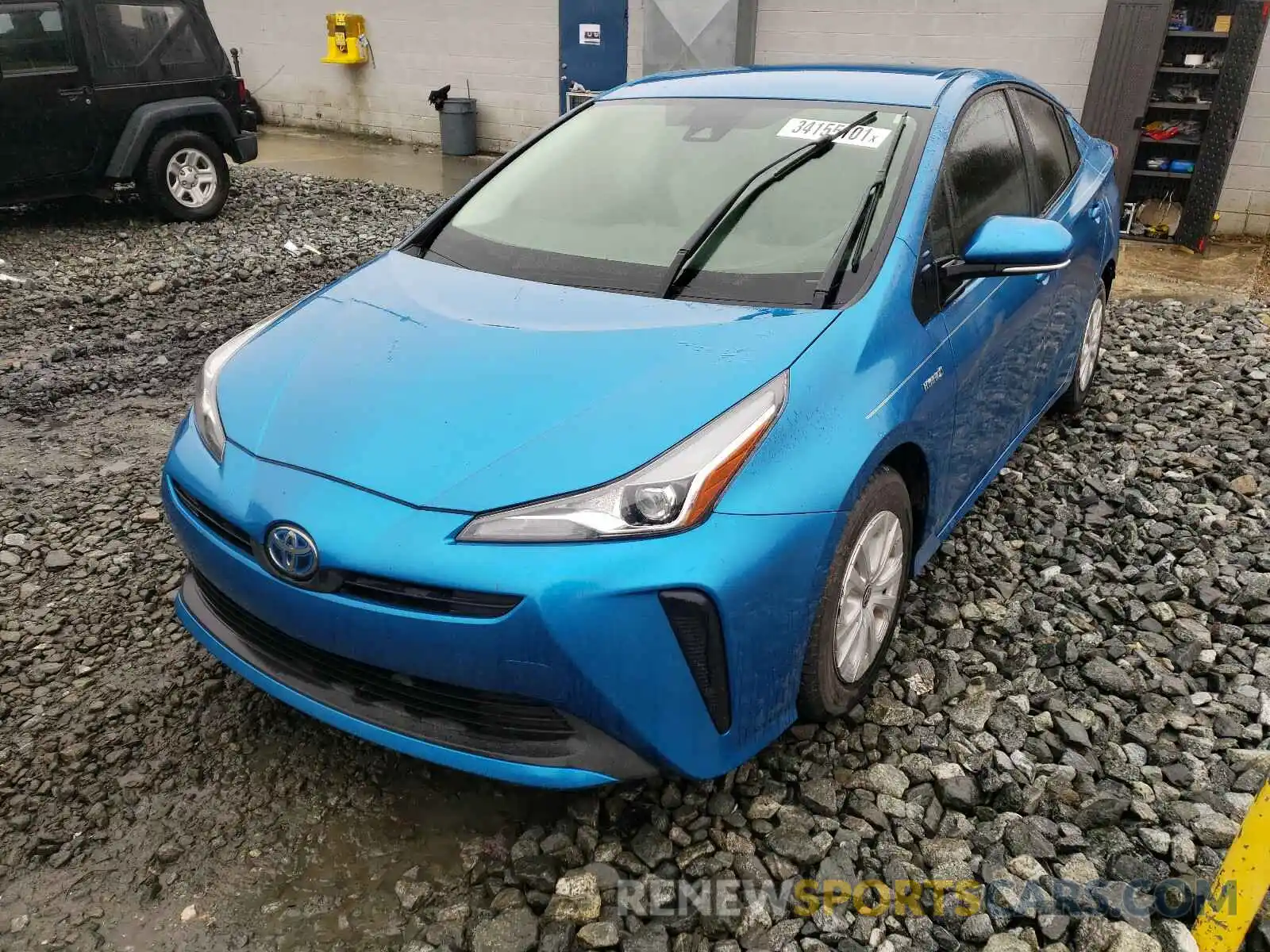 2 Photograph of a damaged car JTDKARFU2L3117800 TOYOTA PRIUS 2020