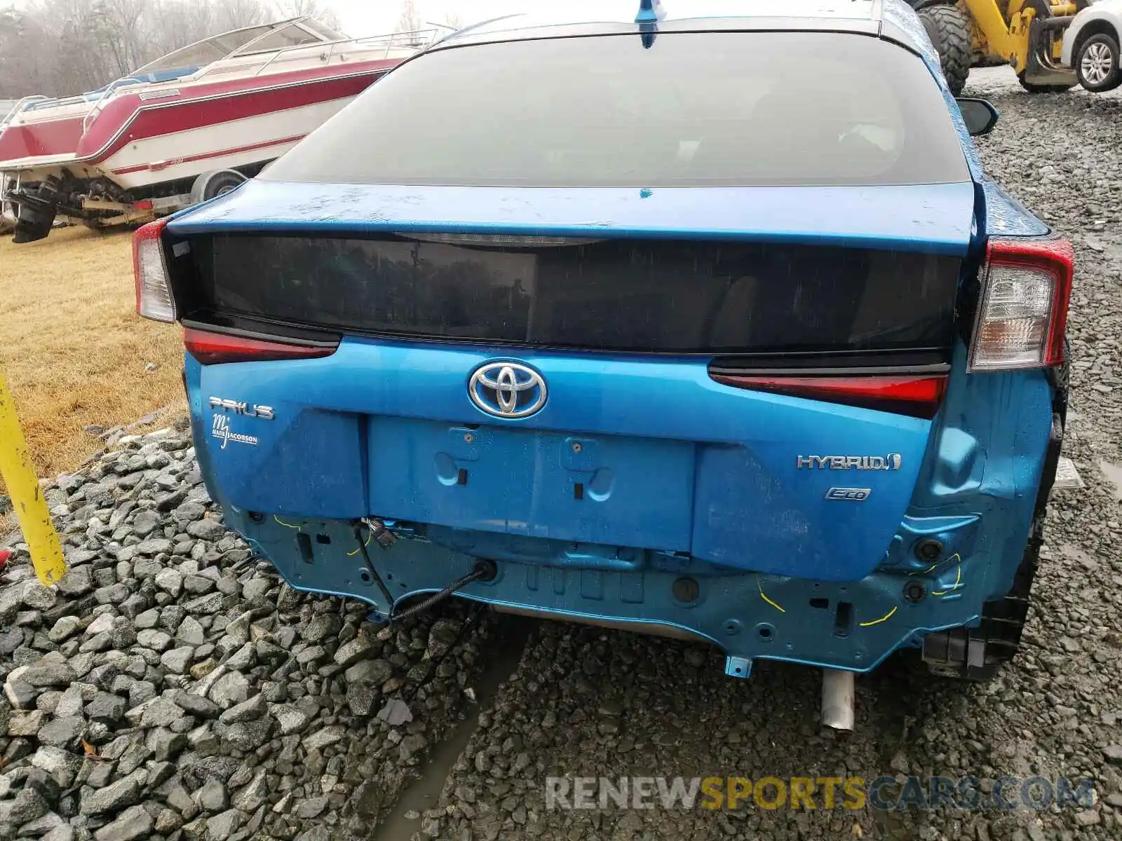 9 Photograph of a damaged car JTDKARFU2L3117800 TOYOTA PRIUS 2020