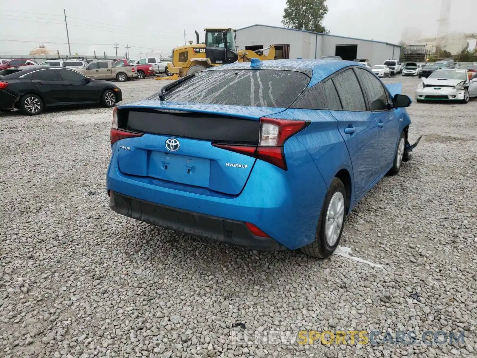 4 Photograph of a damaged car JTDKARFU2L3119336 TOYOTA PRIUS 2020