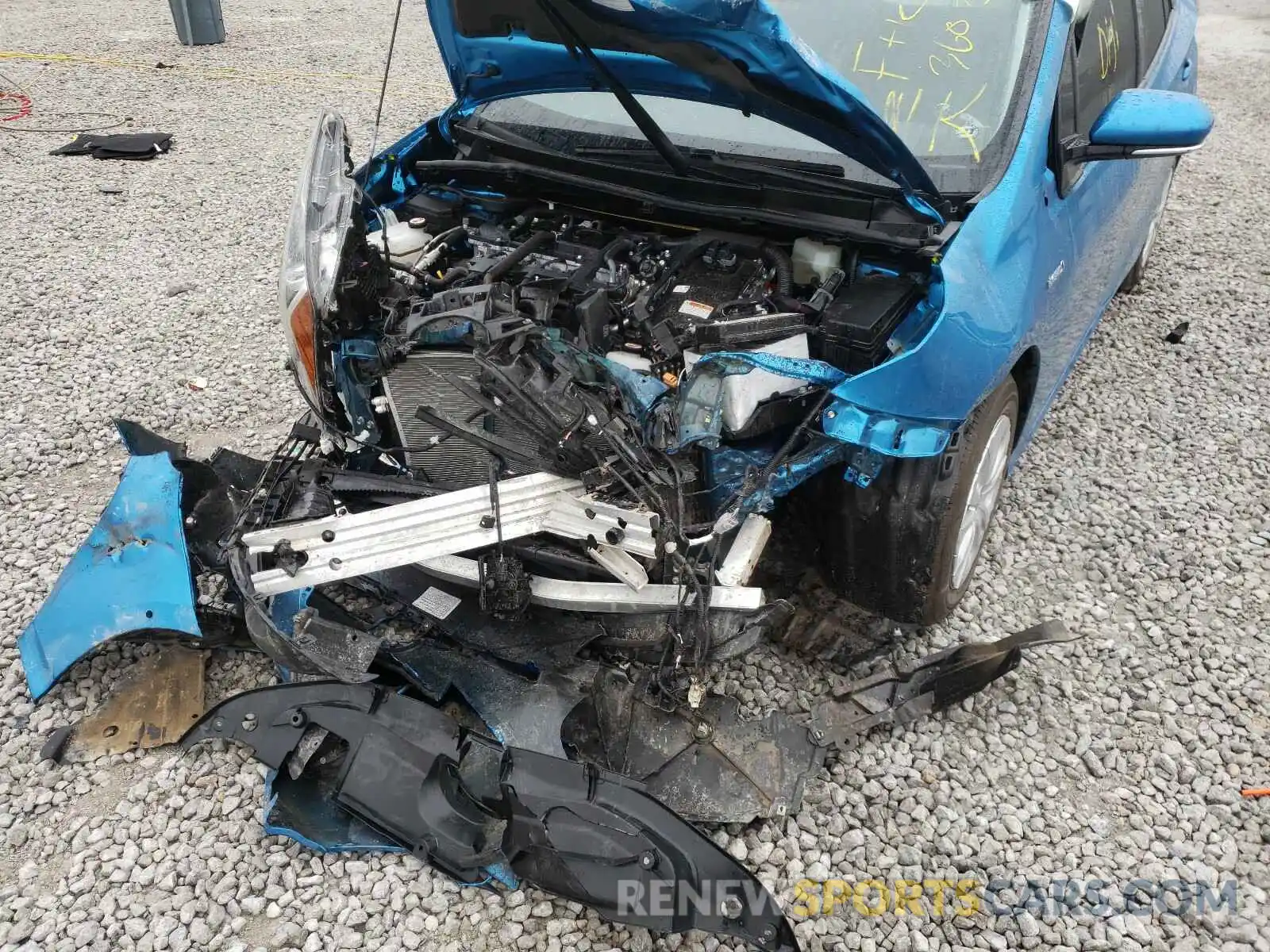 9 Photograph of a damaged car JTDKARFU2L3119336 TOYOTA PRIUS 2020