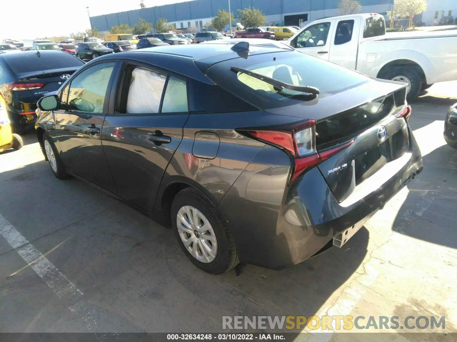 3 Photograph of a damaged car JTDKARFU2L3120888 TOYOTA PRIUS 2020