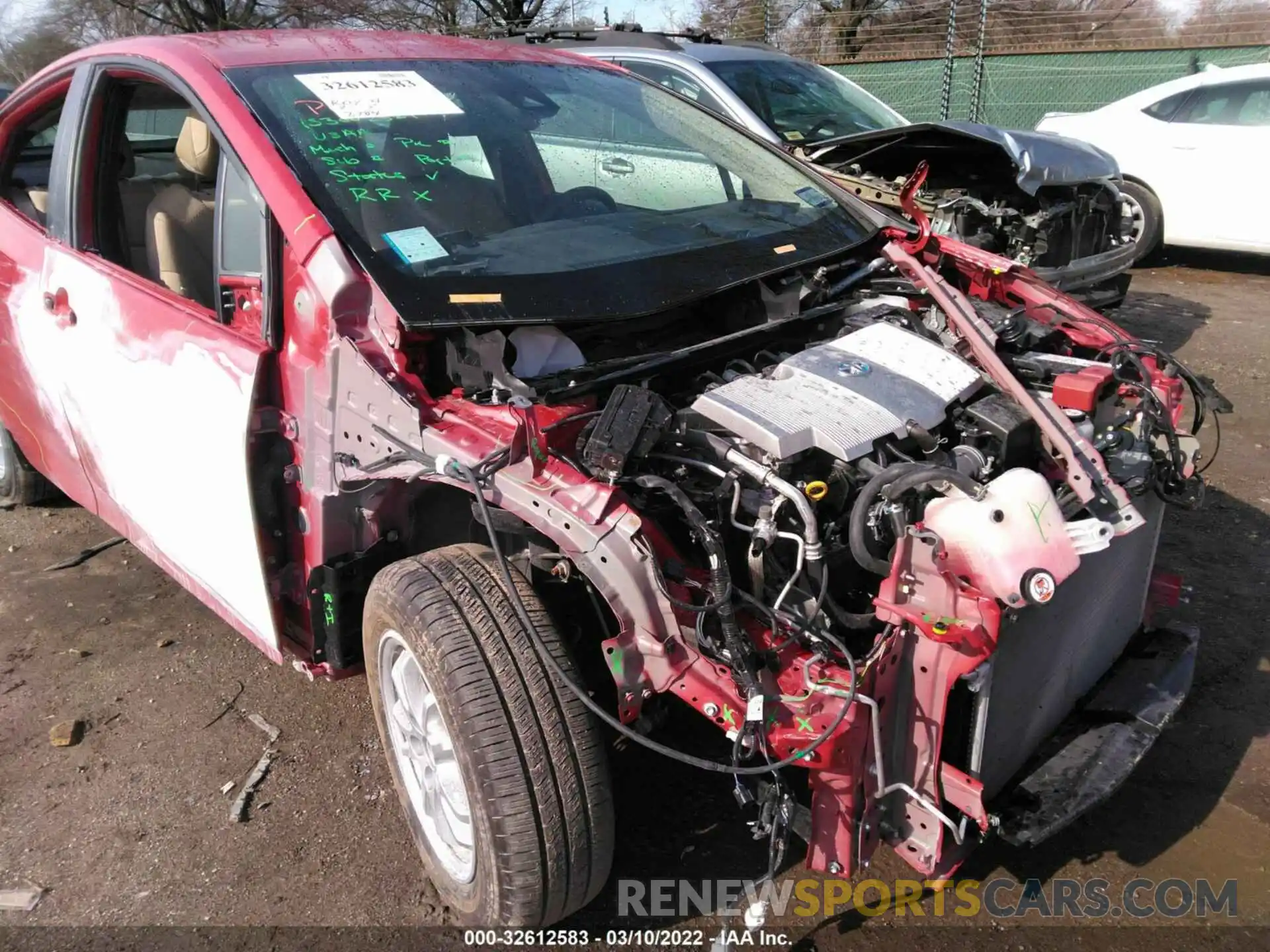 6 Photograph of a damaged car JTDKARFU2L3122642 TOYOTA PRIUS 2020