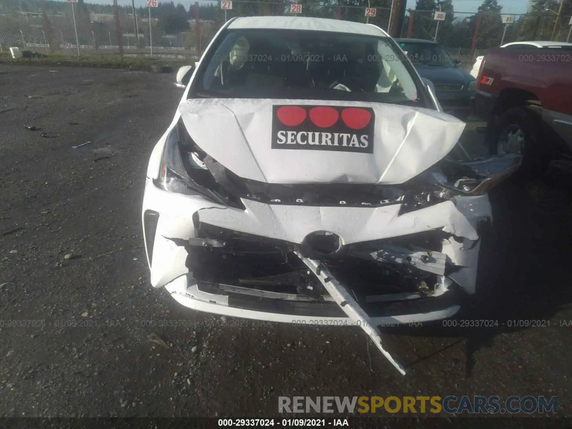 6 Фотография поврежденного автомобиля JTDKARFU2L3124519 TOYOTA PRIUS 2020