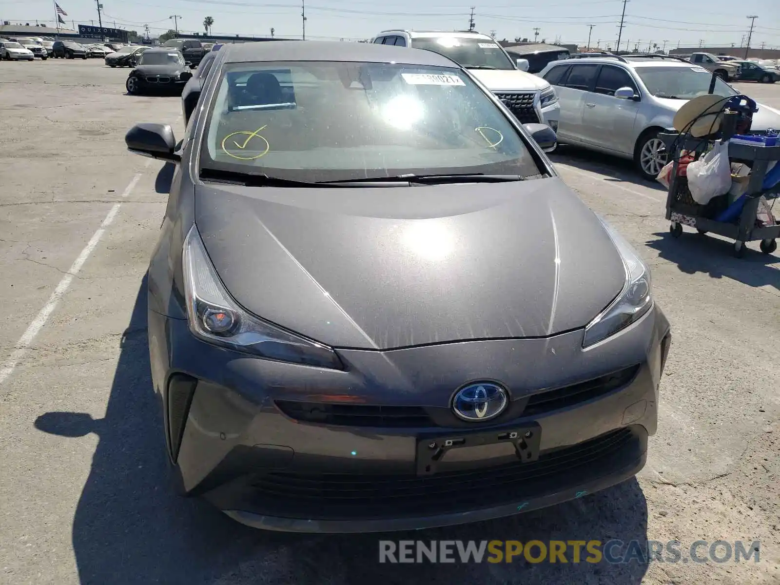 9 Photograph of a damaged car JTDKARFU3L3103646 TOYOTA PRIUS 2020