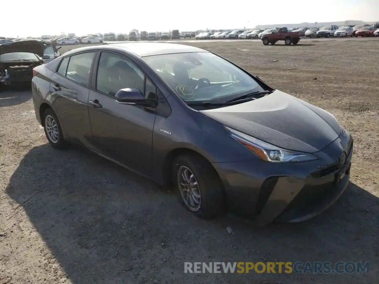 1 Photograph of a damaged car JTDKARFU3L3104179 TOYOTA PRIUS 2020