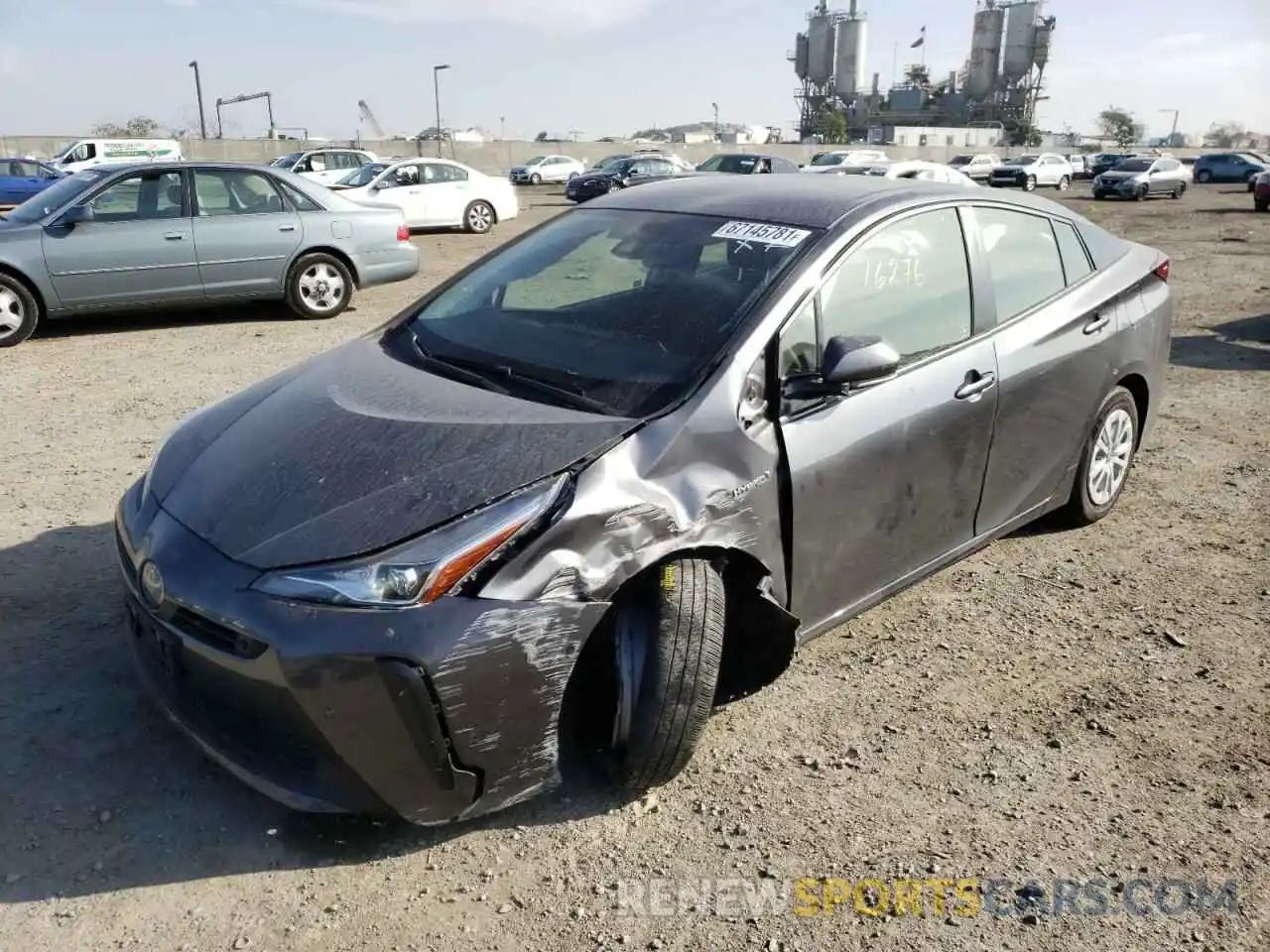 2 Фотография поврежденного автомобиля JTDKARFU3L3104179 TOYOTA PRIUS 2020