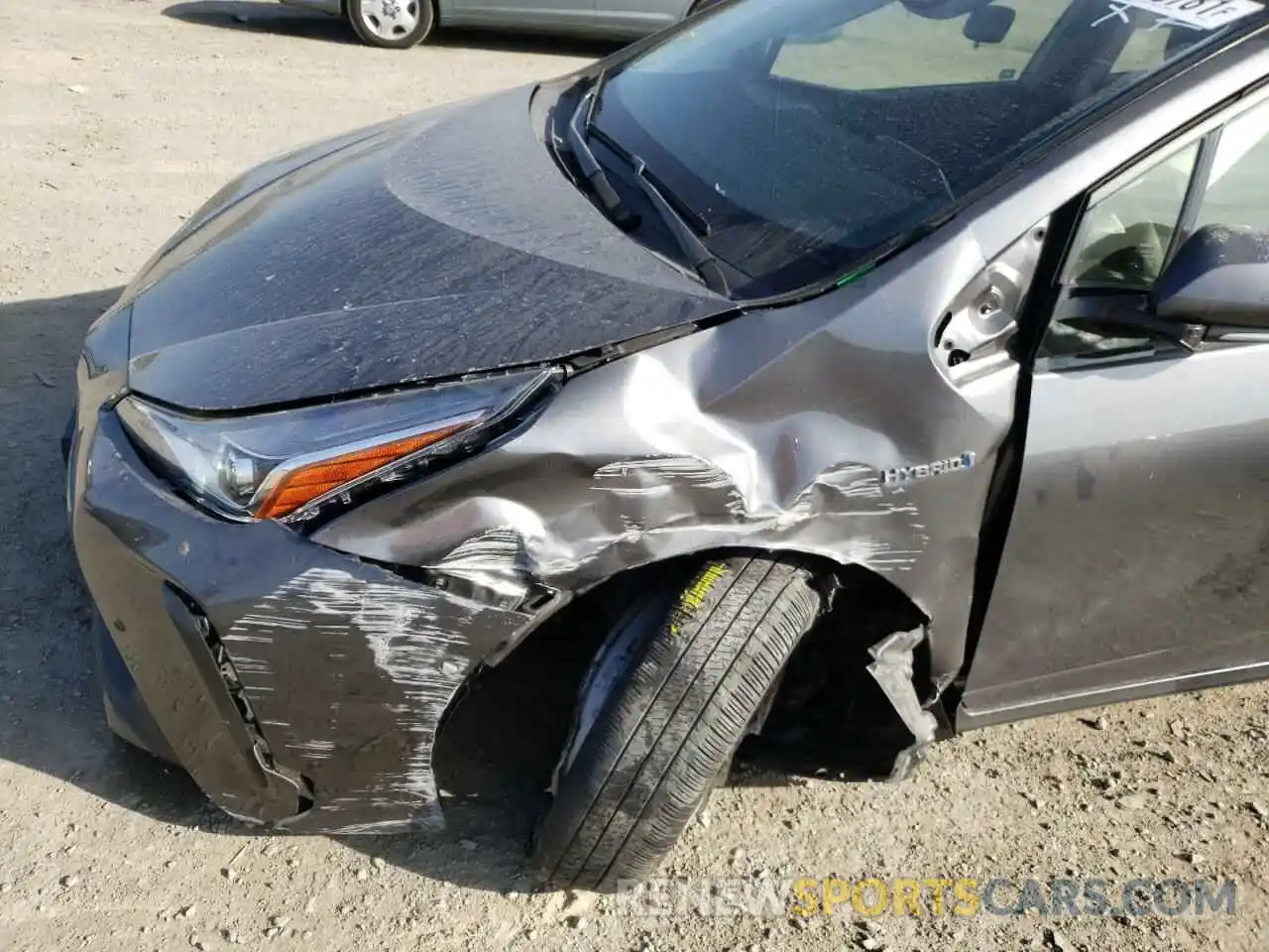 9 Photograph of a damaged car JTDKARFU3L3104179 TOYOTA PRIUS 2020