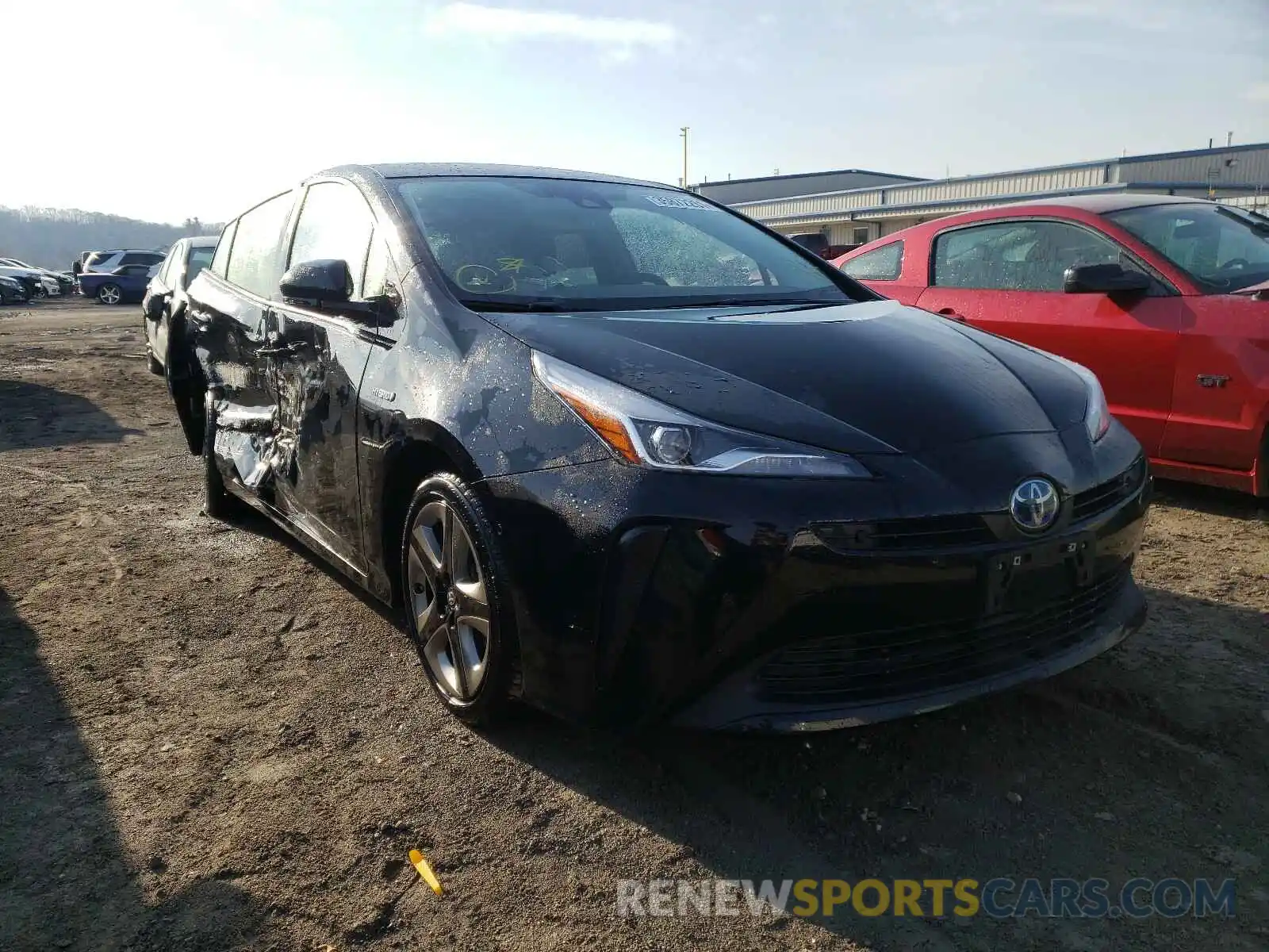 1 Photograph of a damaged car JTDKARFU3L3106563 TOYOTA PRIUS 2020