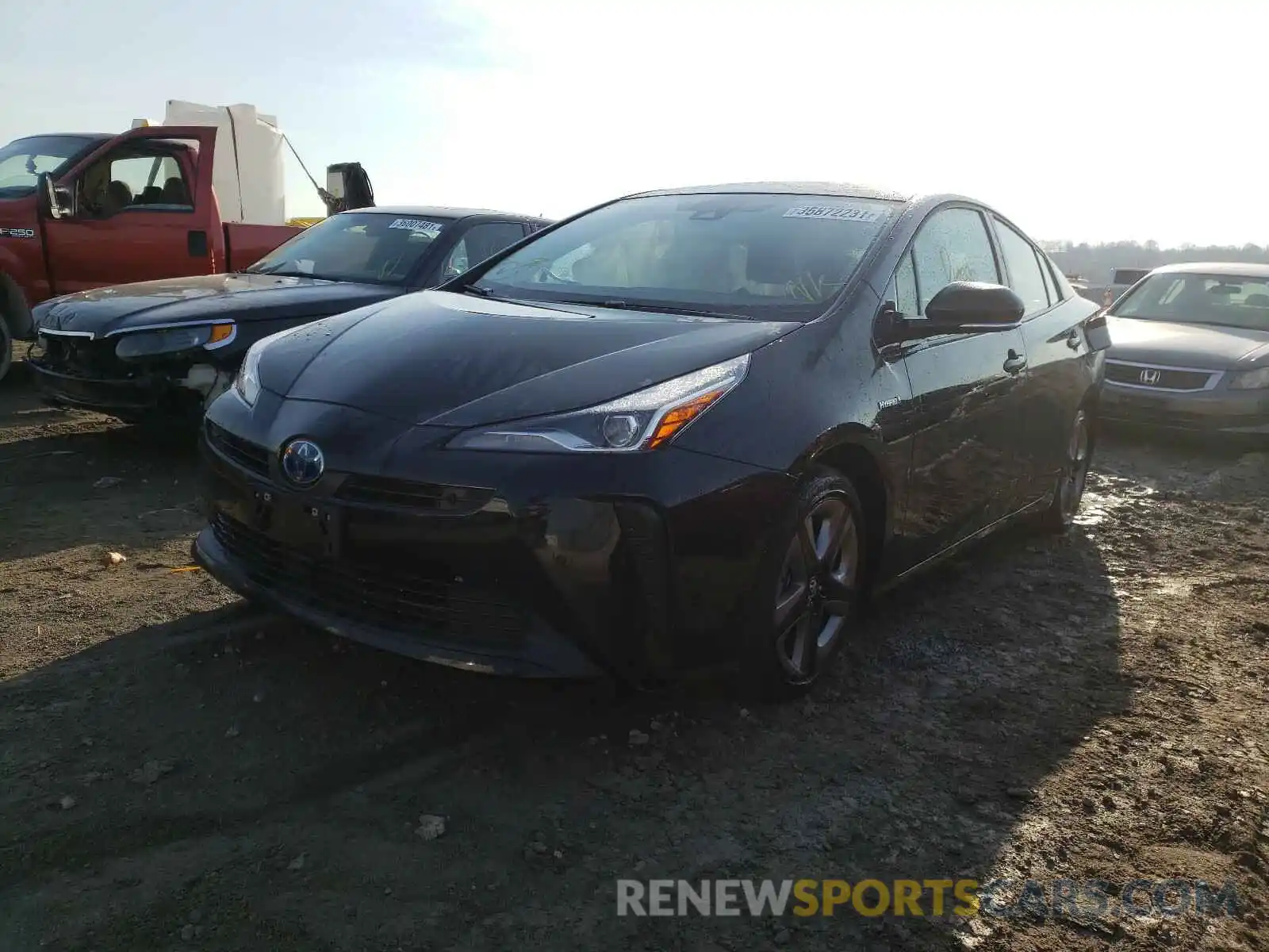 2 Photograph of a damaged car JTDKARFU3L3106563 TOYOTA PRIUS 2020