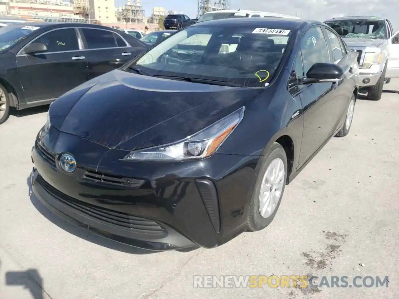 2 Photograph of a damaged car JTDKARFU3L3106899 TOYOTA PRIUS 2020