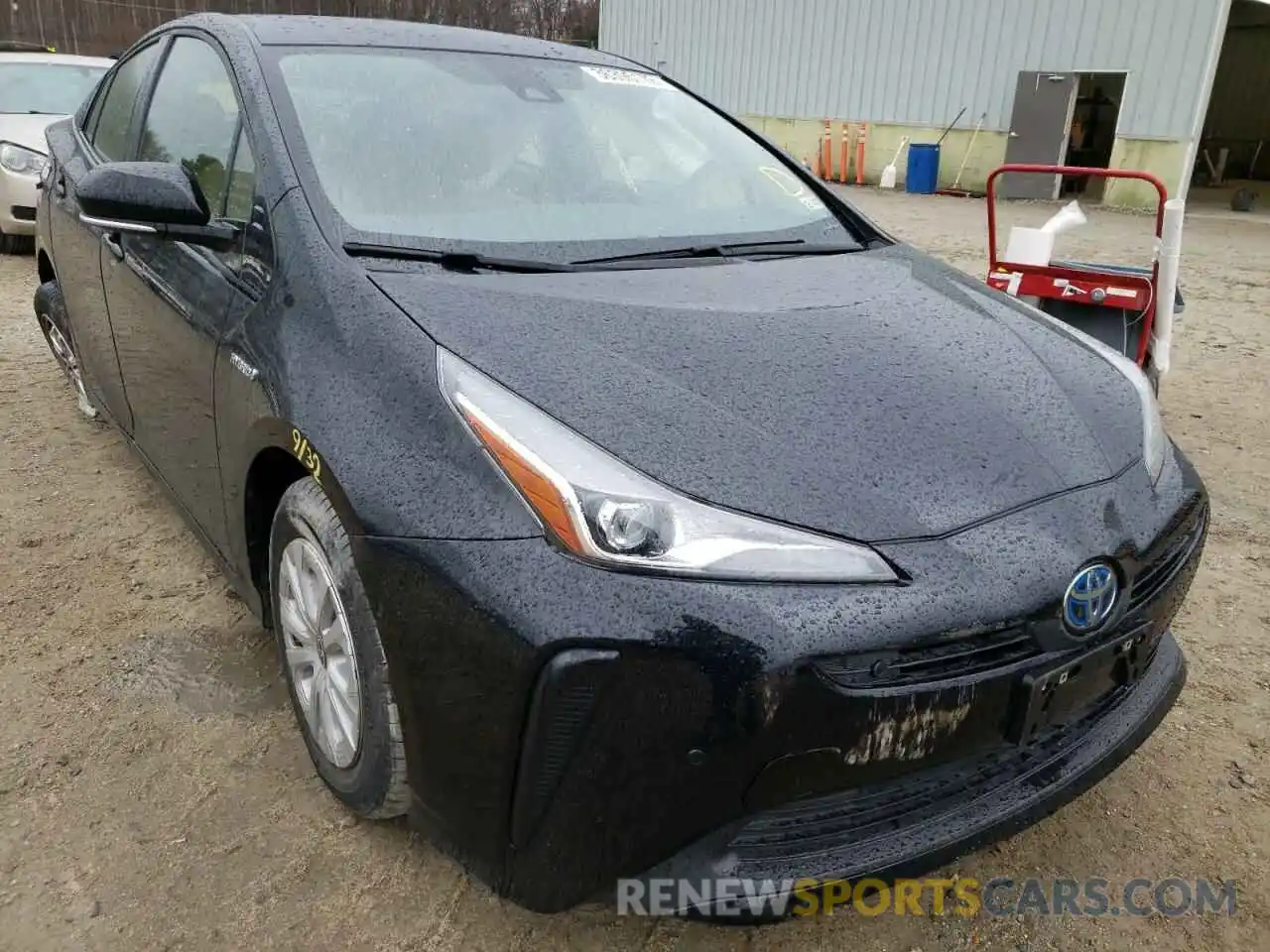 1 Photograph of a damaged car JTDKARFU3L3107034 TOYOTA PRIUS 2020