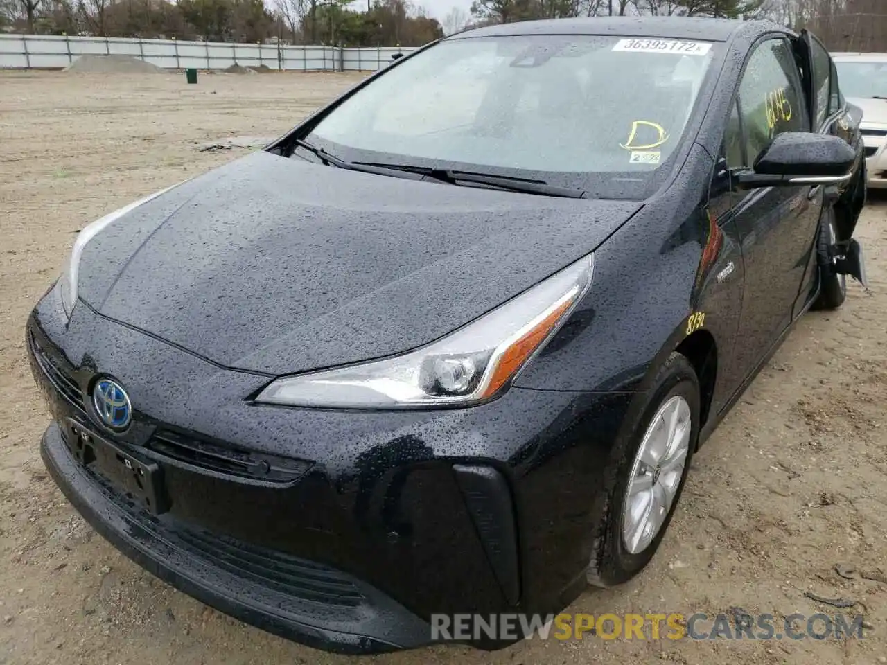 2 Photograph of a damaged car JTDKARFU3L3107034 TOYOTA PRIUS 2020