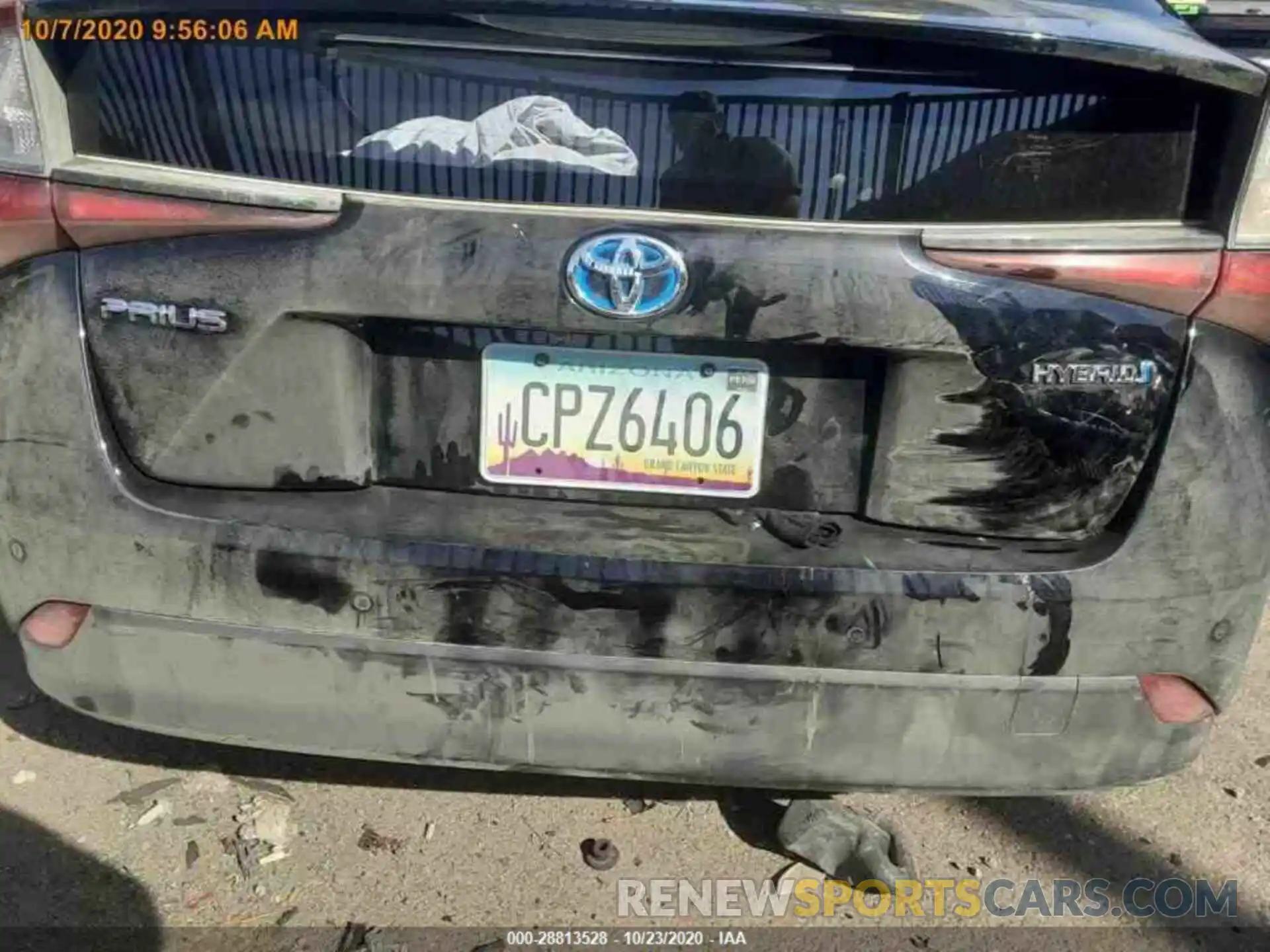 15 Photograph of a damaged car JTDKARFU3L3108832 TOYOTA PRIUS 2020