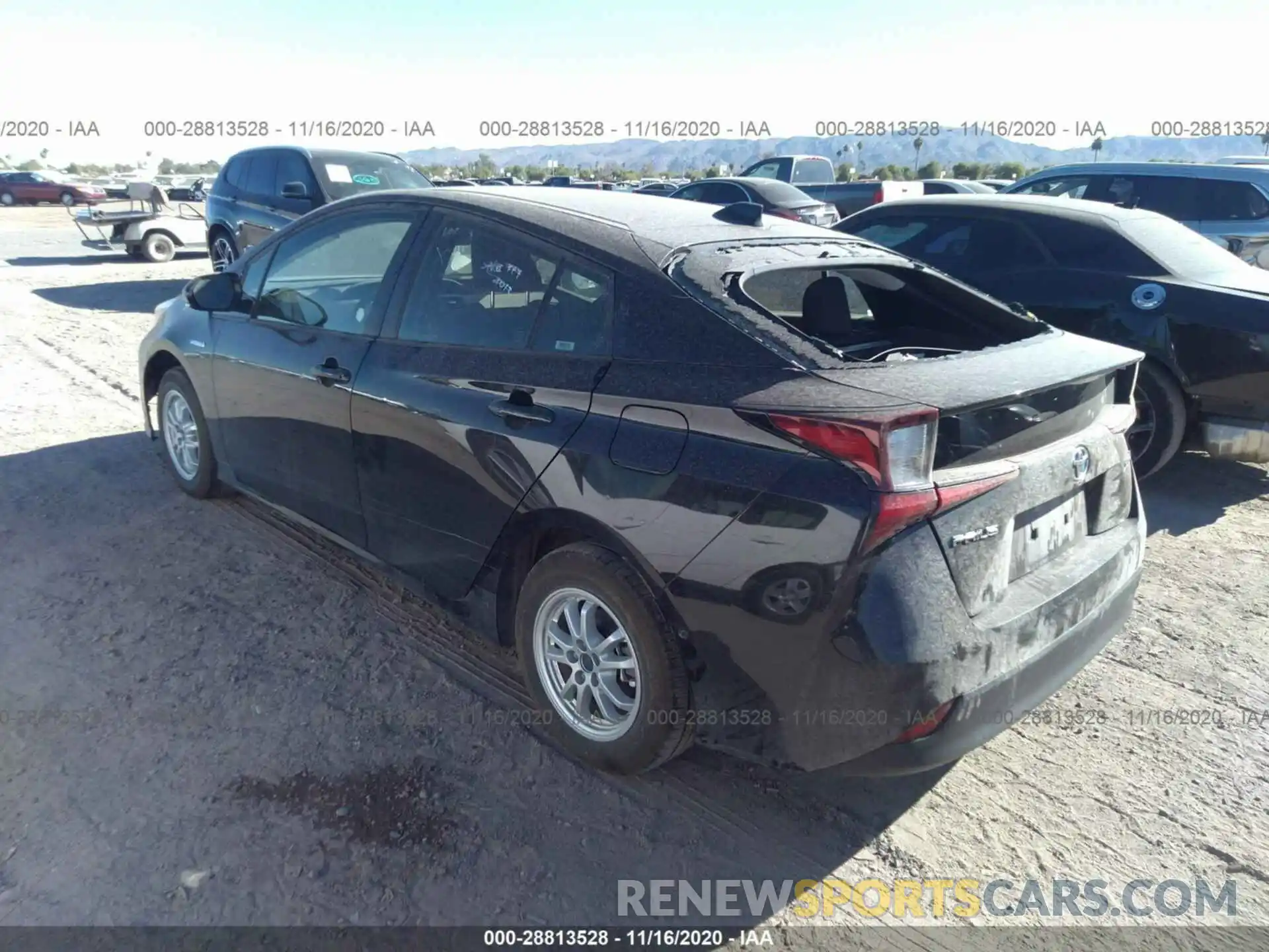 3 Photograph of a damaged car JTDKARFU3L3108832 TOYOTA PRIUS 2020